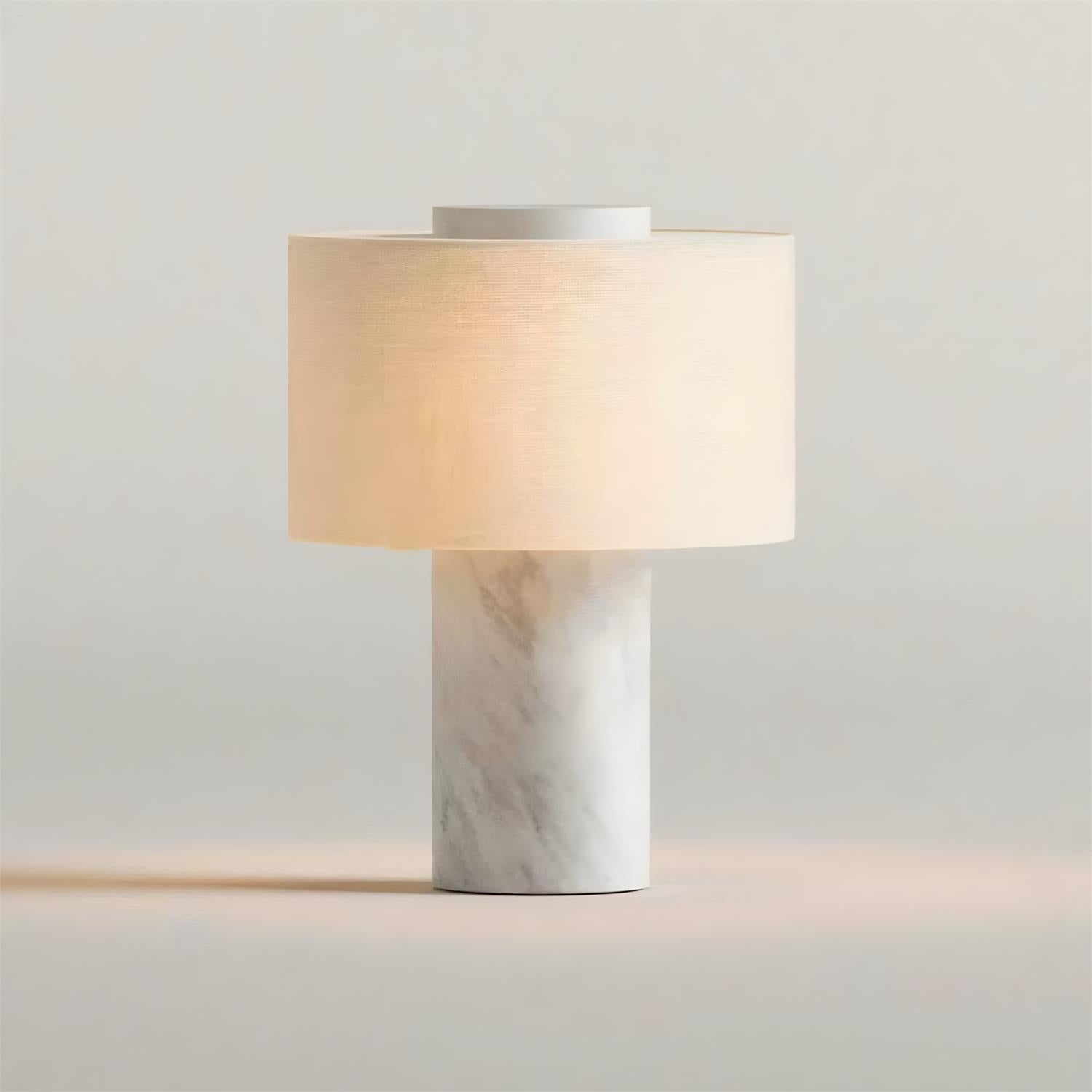 Sora Natural Stone Rechargeable Table Lamp