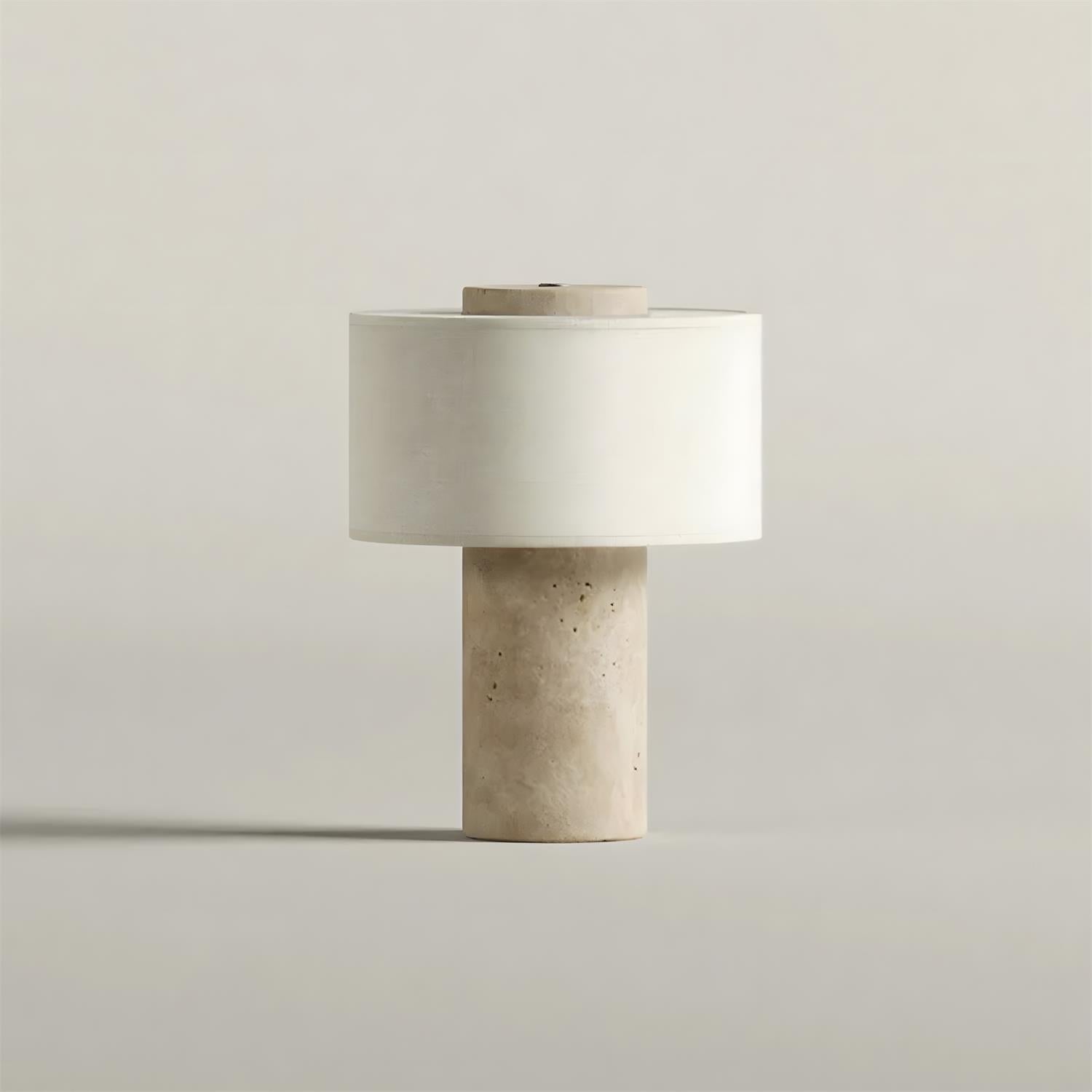 Sora Natural Stone Rechargeable Table Lamp