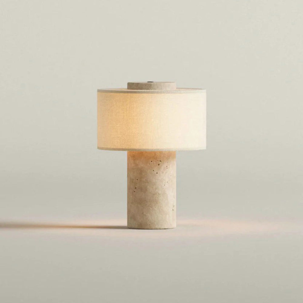 Sora Natural Stone Rechargeable Table Lamp