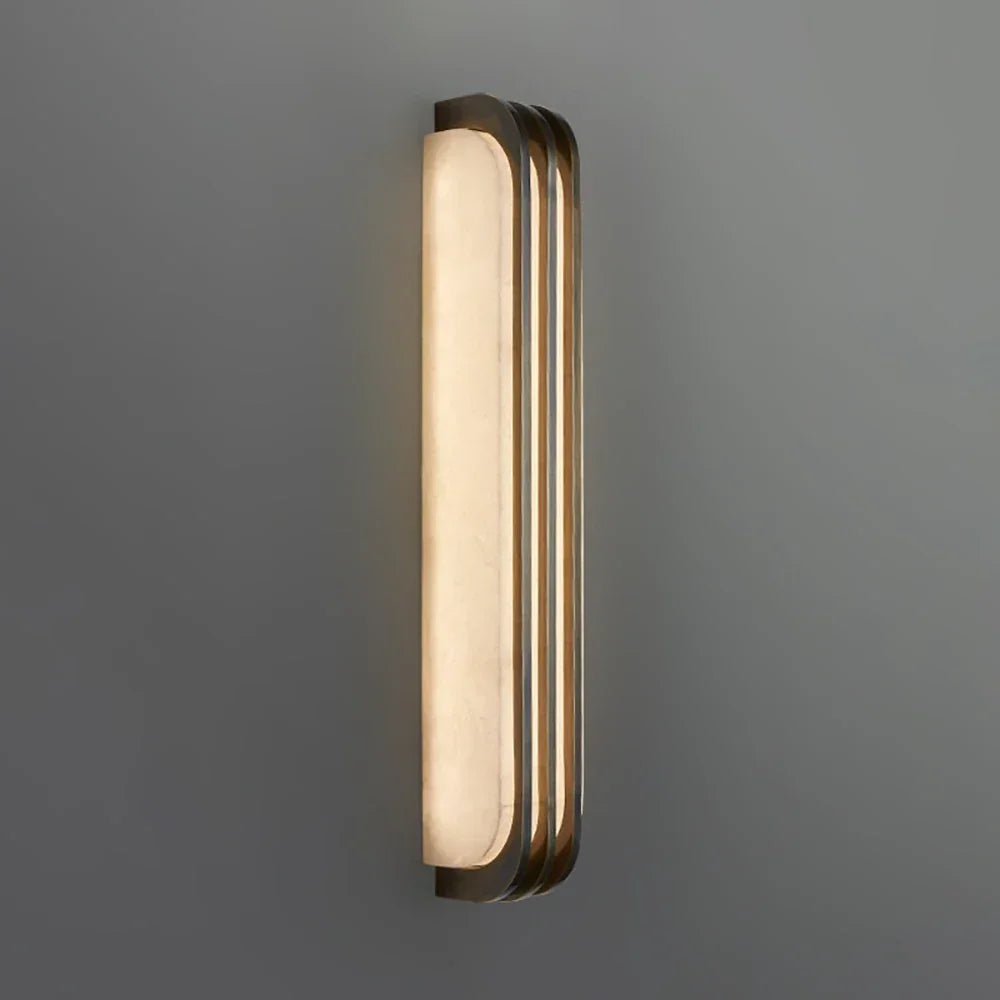 Sorelia Layered Alabaster Wall Sconce