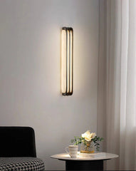 Sorelia Layered Alabaster Wall Sconce
