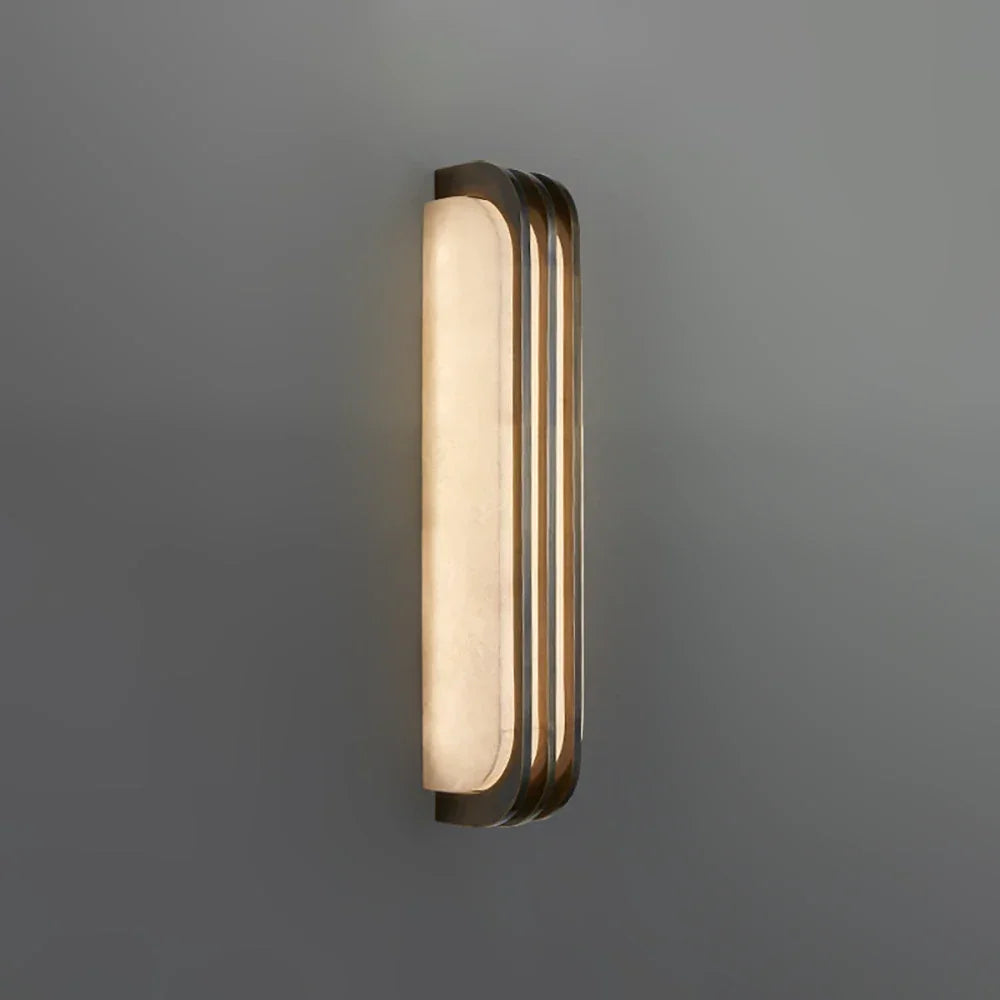 Sorelia Layered Alabaster Wall Sconce