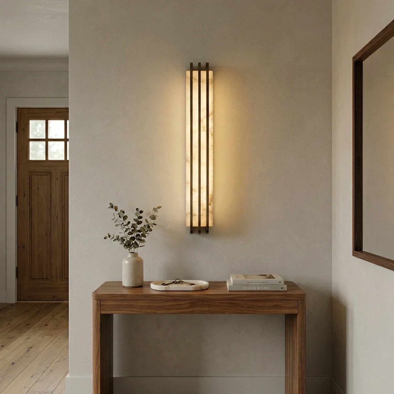 Sorelia Layered Alabaster Wall Sconce