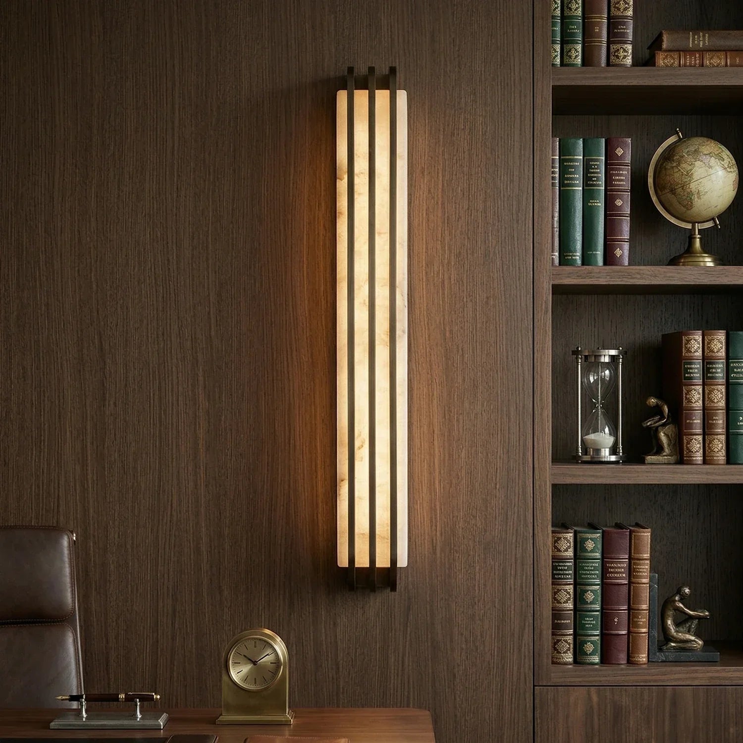 Sorelia Layered Alabaster Wall Sconce