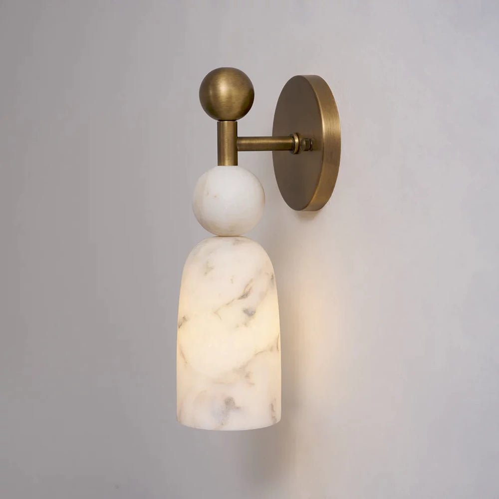 Flume Alabaster Wall Lamp