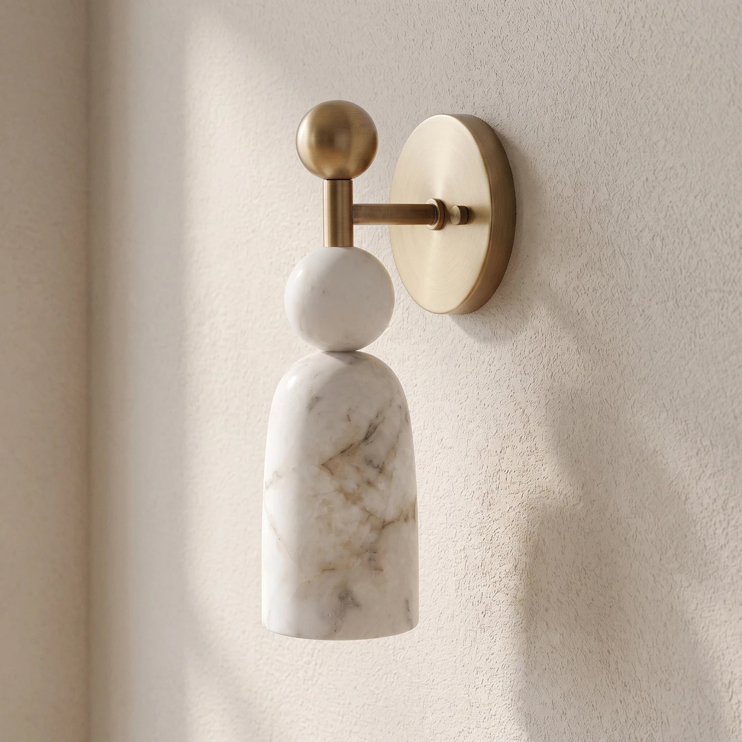 Flume Alabaster Wall Lamp