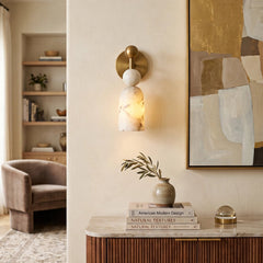 Flume Alabaster Wall Lamp