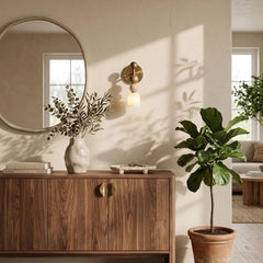 Flume Alabaster Wall Lamp