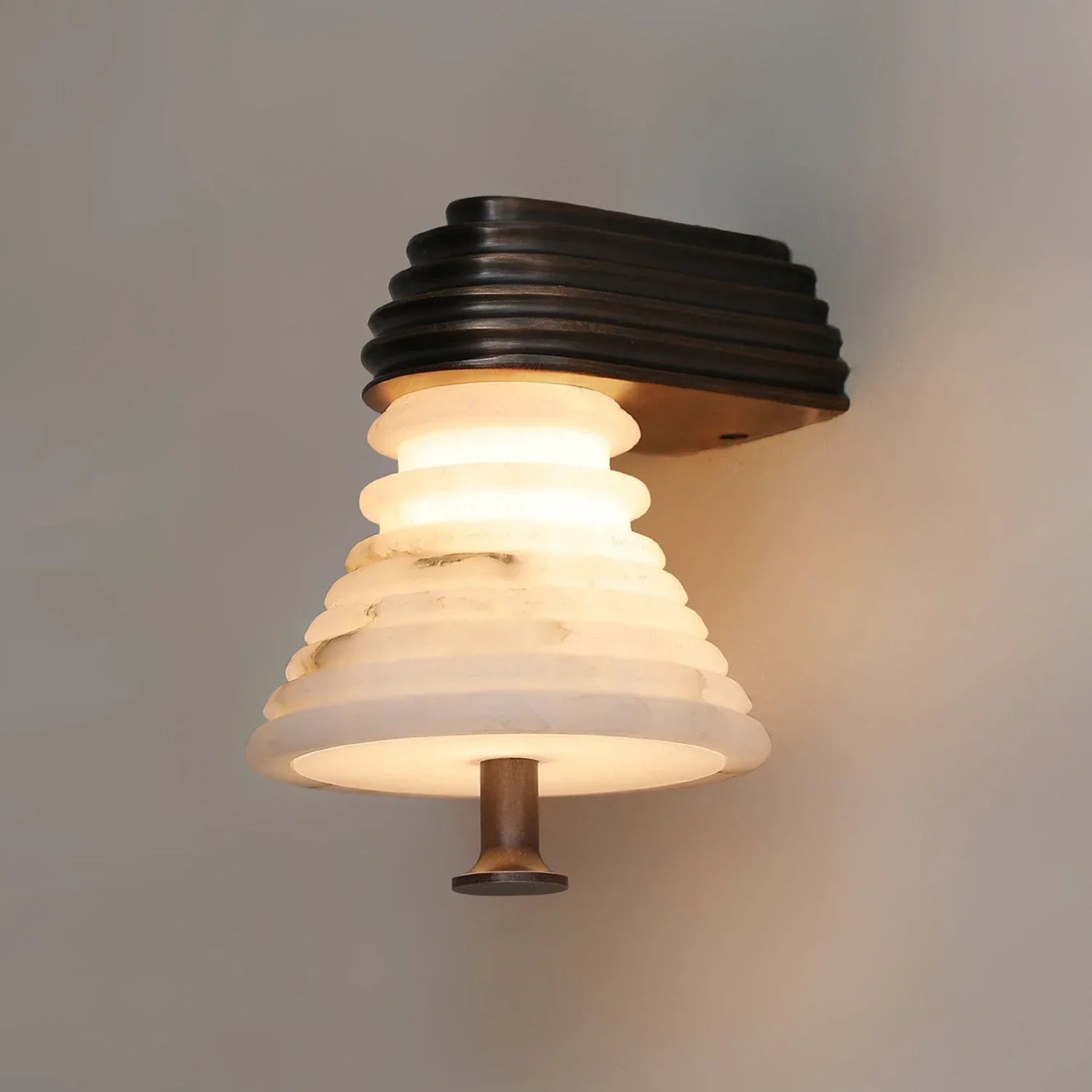 Strata Alabaster Wall Sconce
