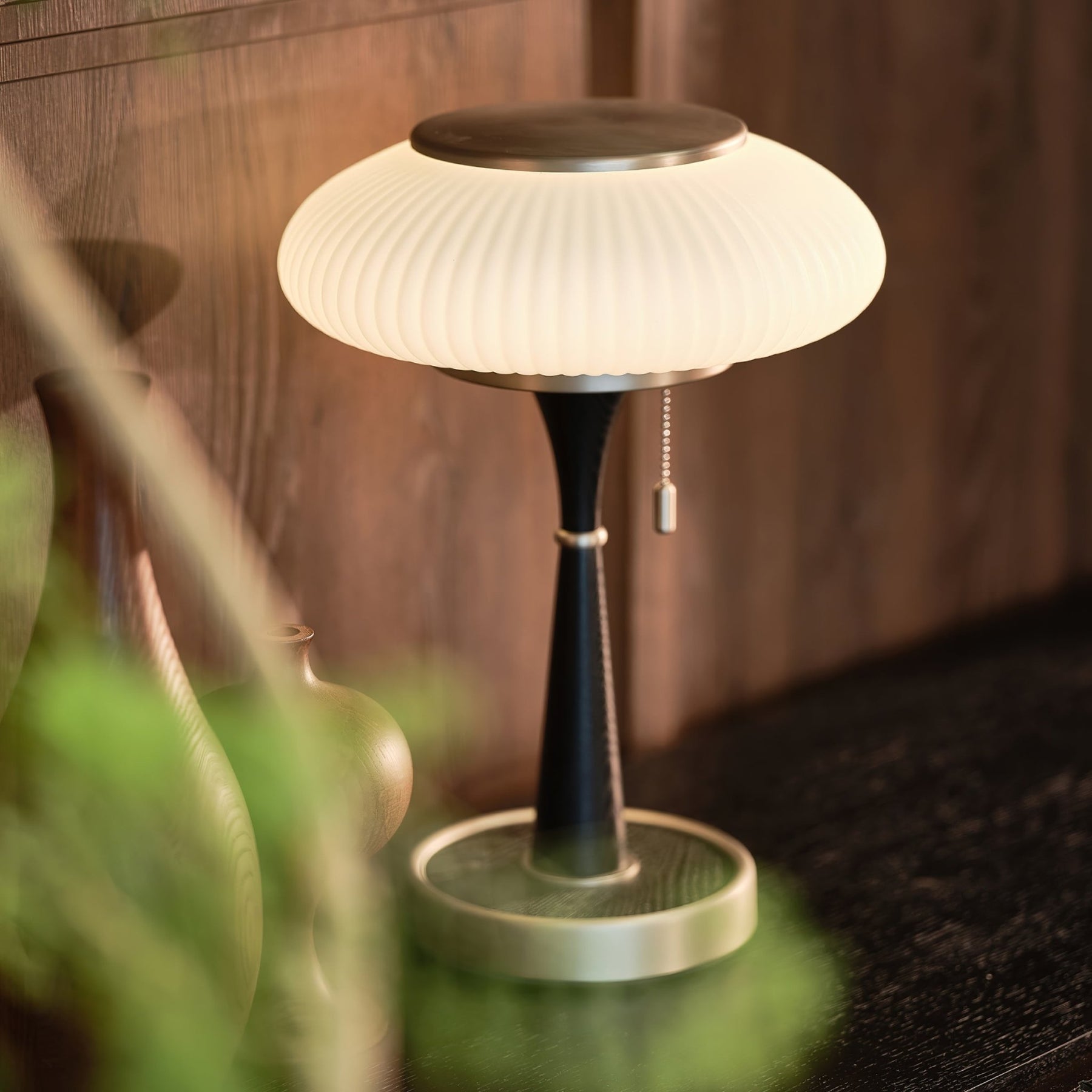 Sylva Mushroom Glass Table Lamp