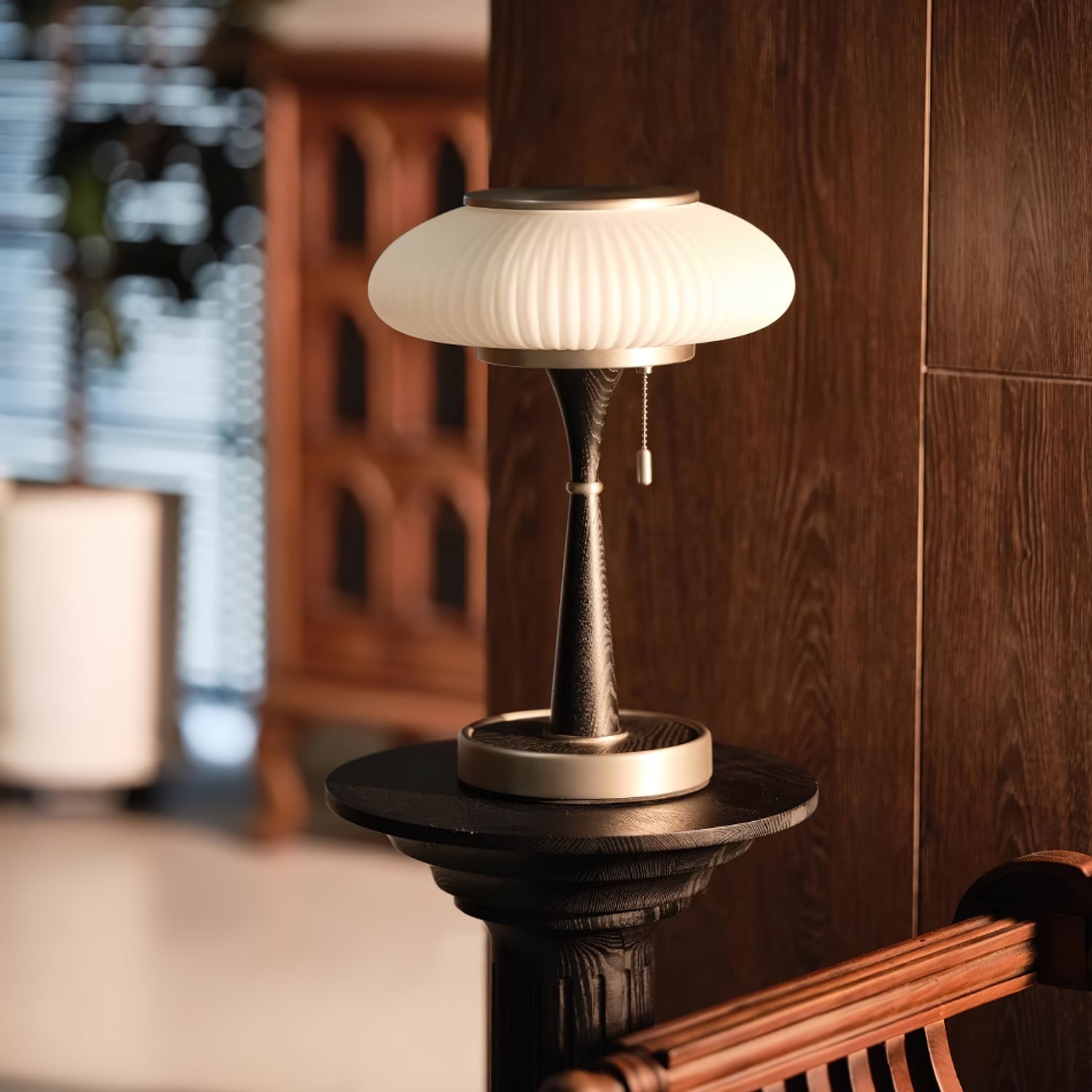 Sylva Mushroom Glass Table Lamp