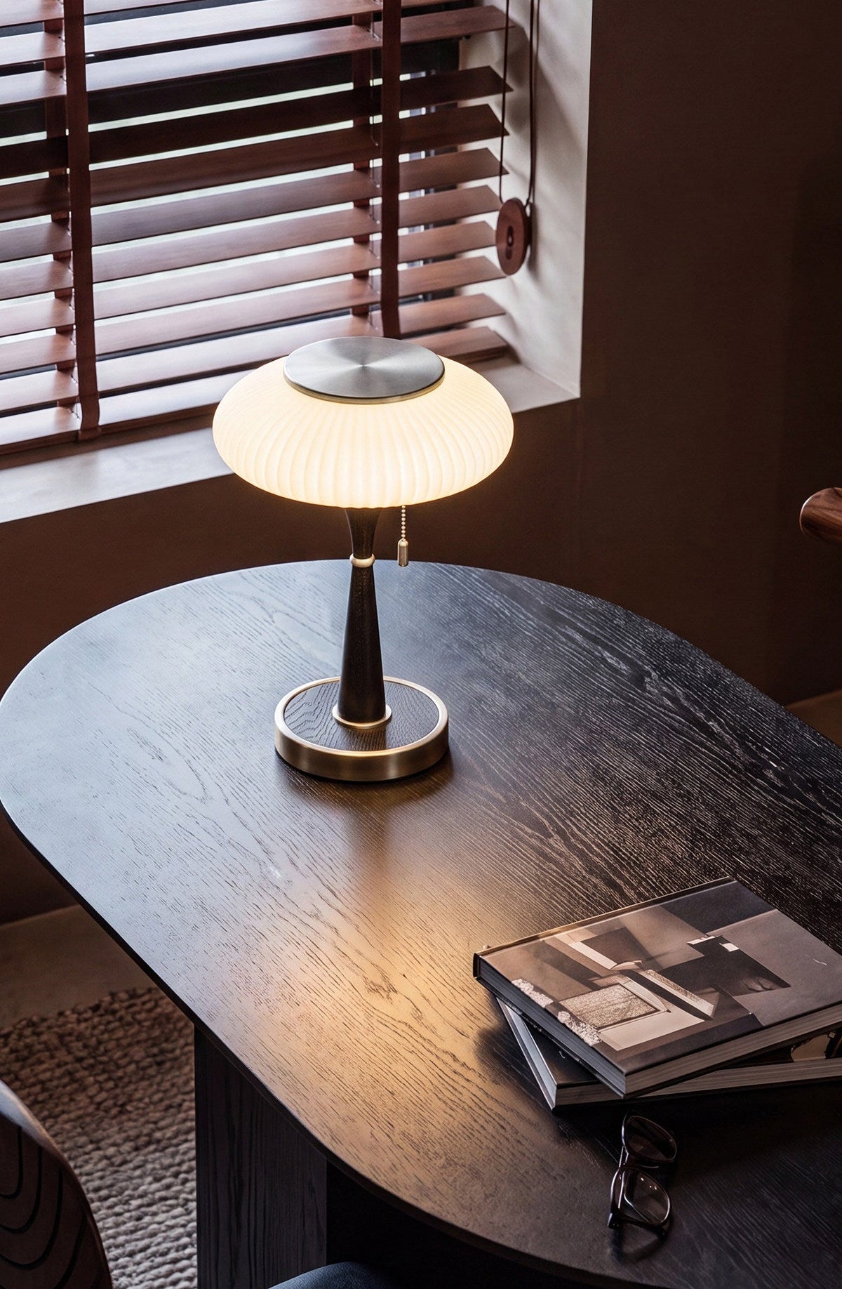 Sylva Mushroom Glass Table Lamp