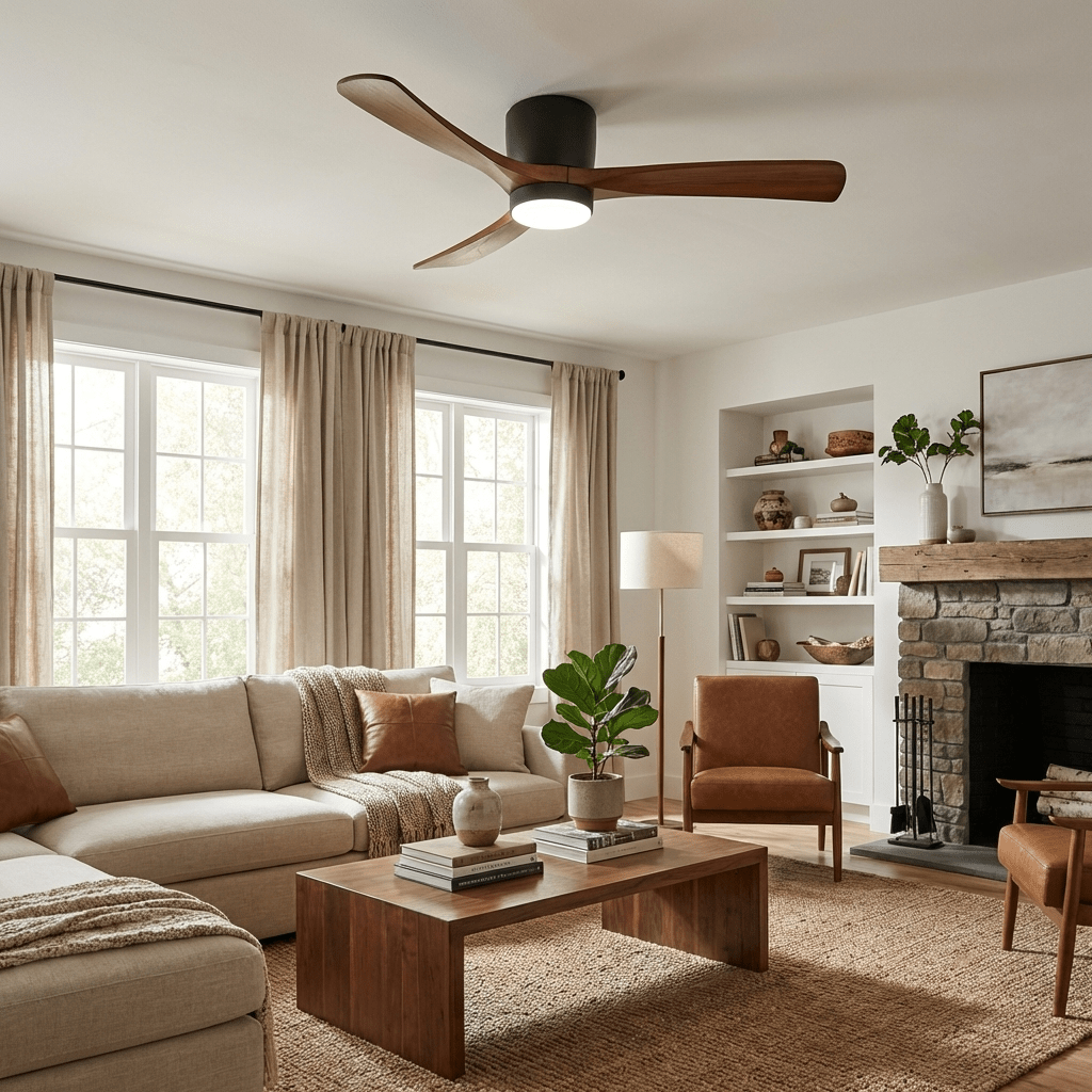 SylvanAir Wooden LED Ceiling Fan