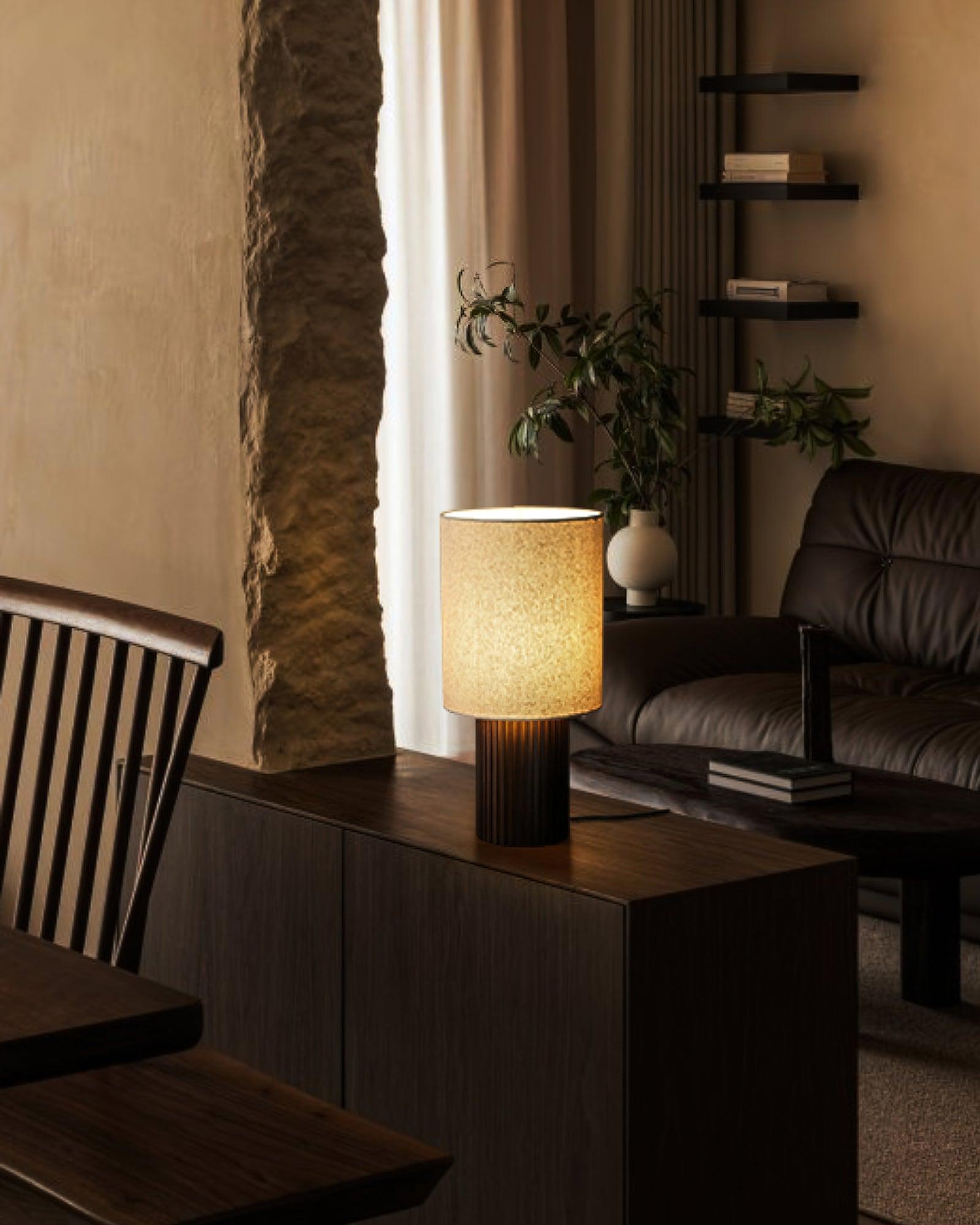 Sylvenna Log Wood Table Lamp