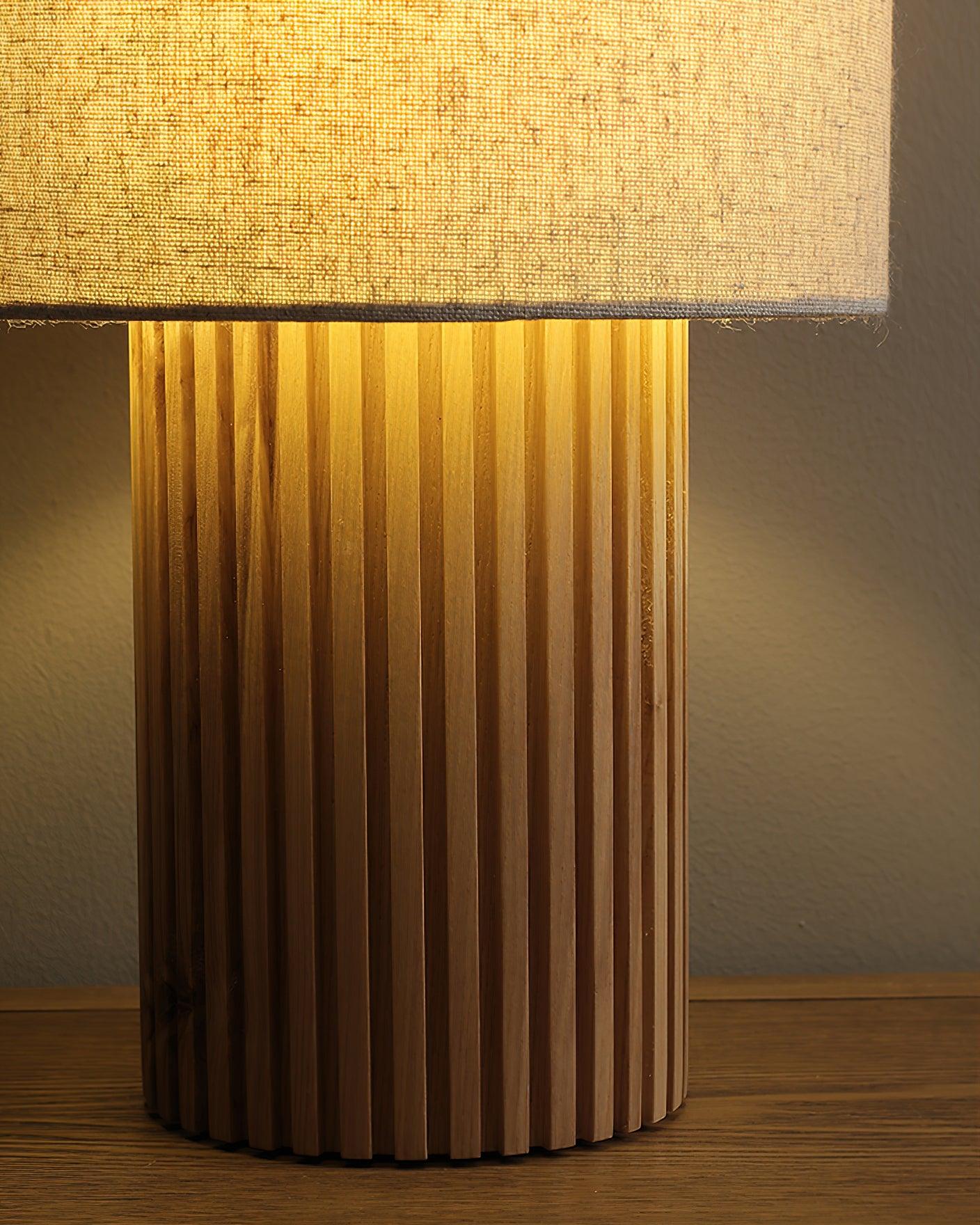 Sylvenna Log Wood Table Lamp
