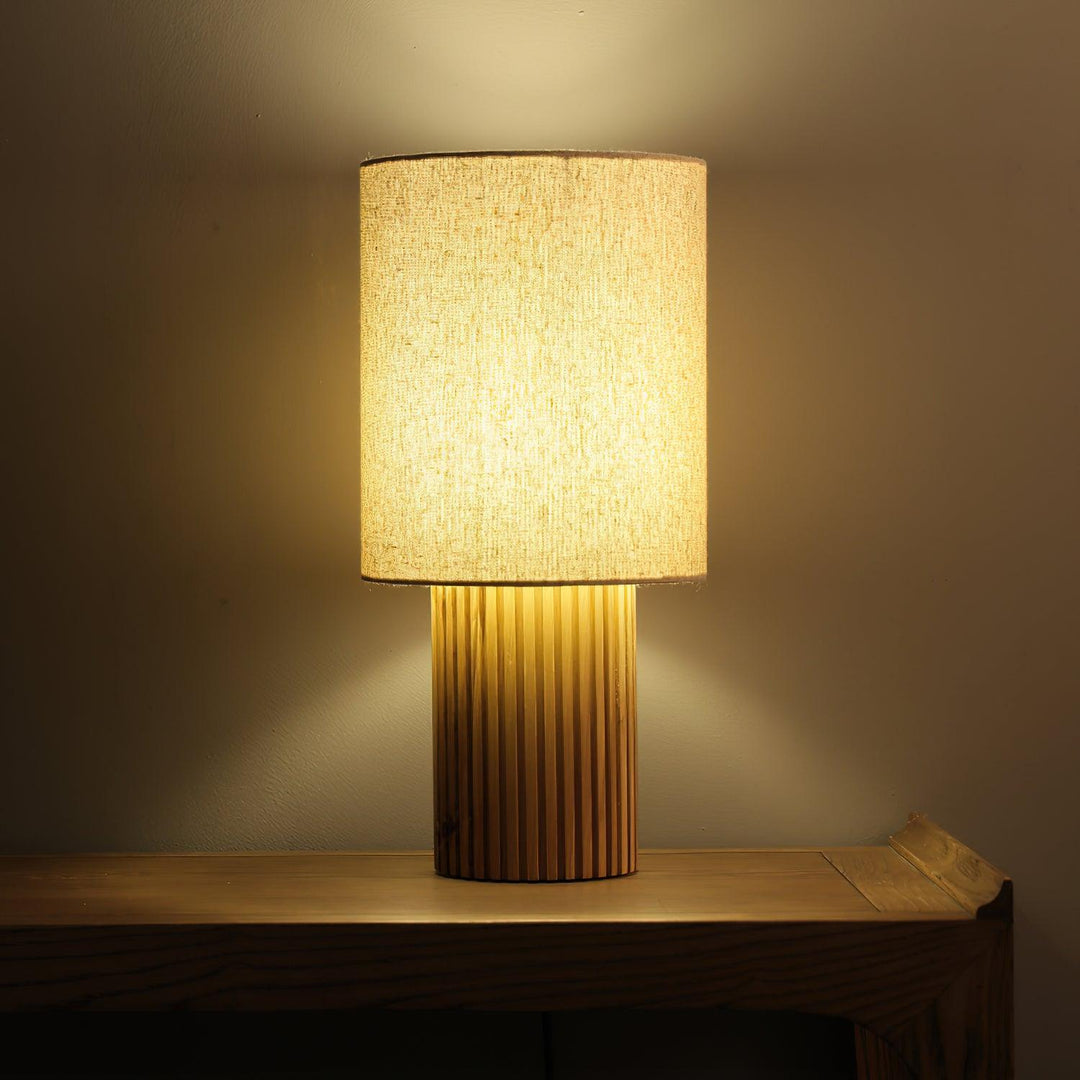 Sylvenna Log Wood Table Lamp