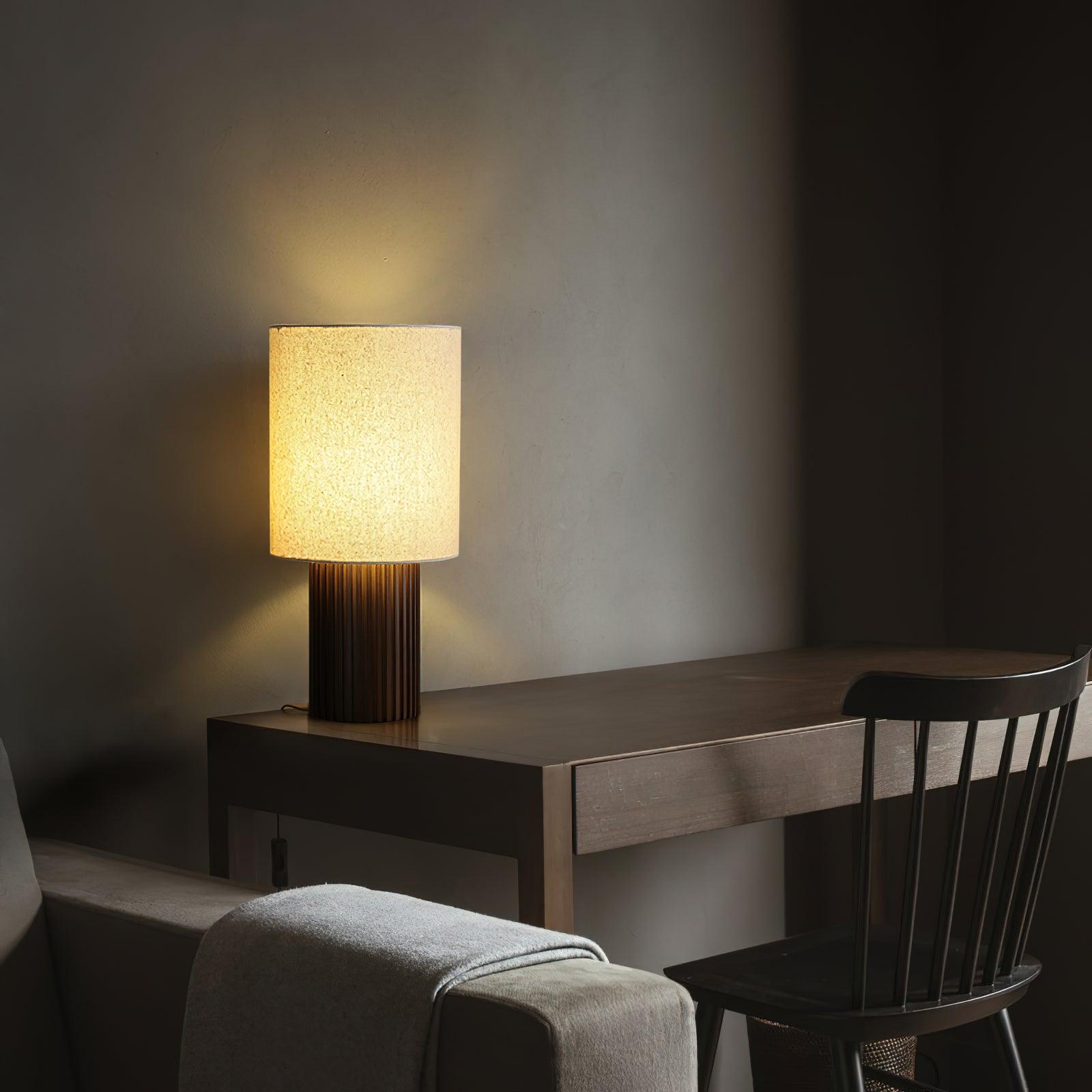 Sylvenna Log Wood Table Lamp