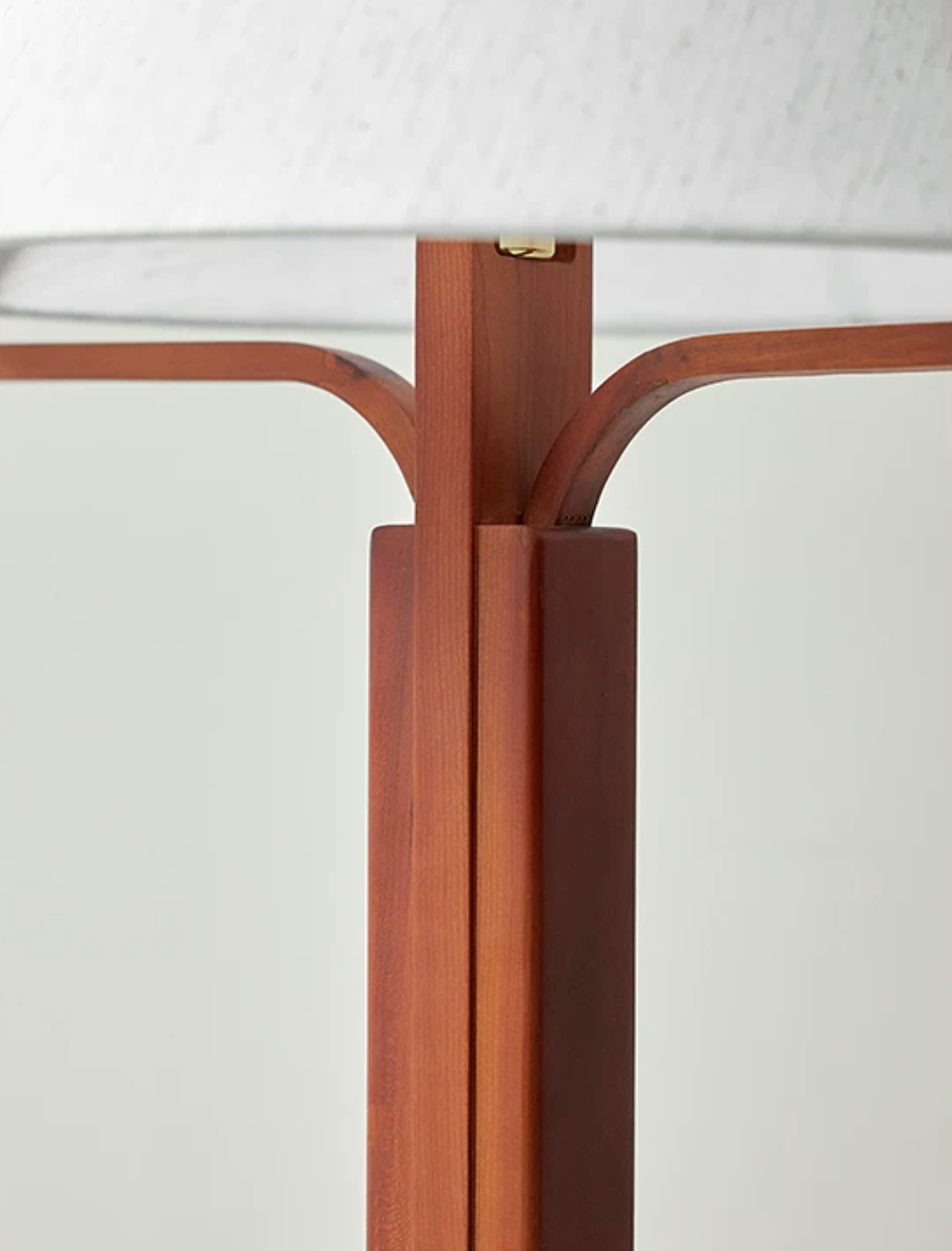 Tavora Triangle Shade Wood Floor Lamp