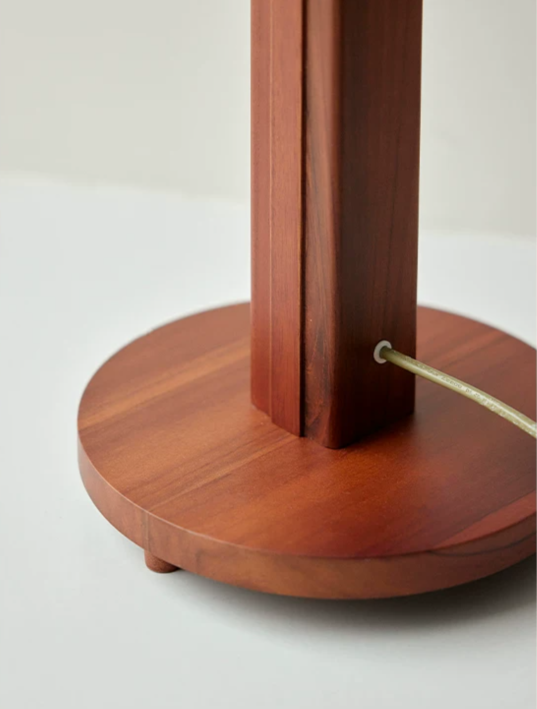 Tavora Triangle Shade Wood Floor Lamp