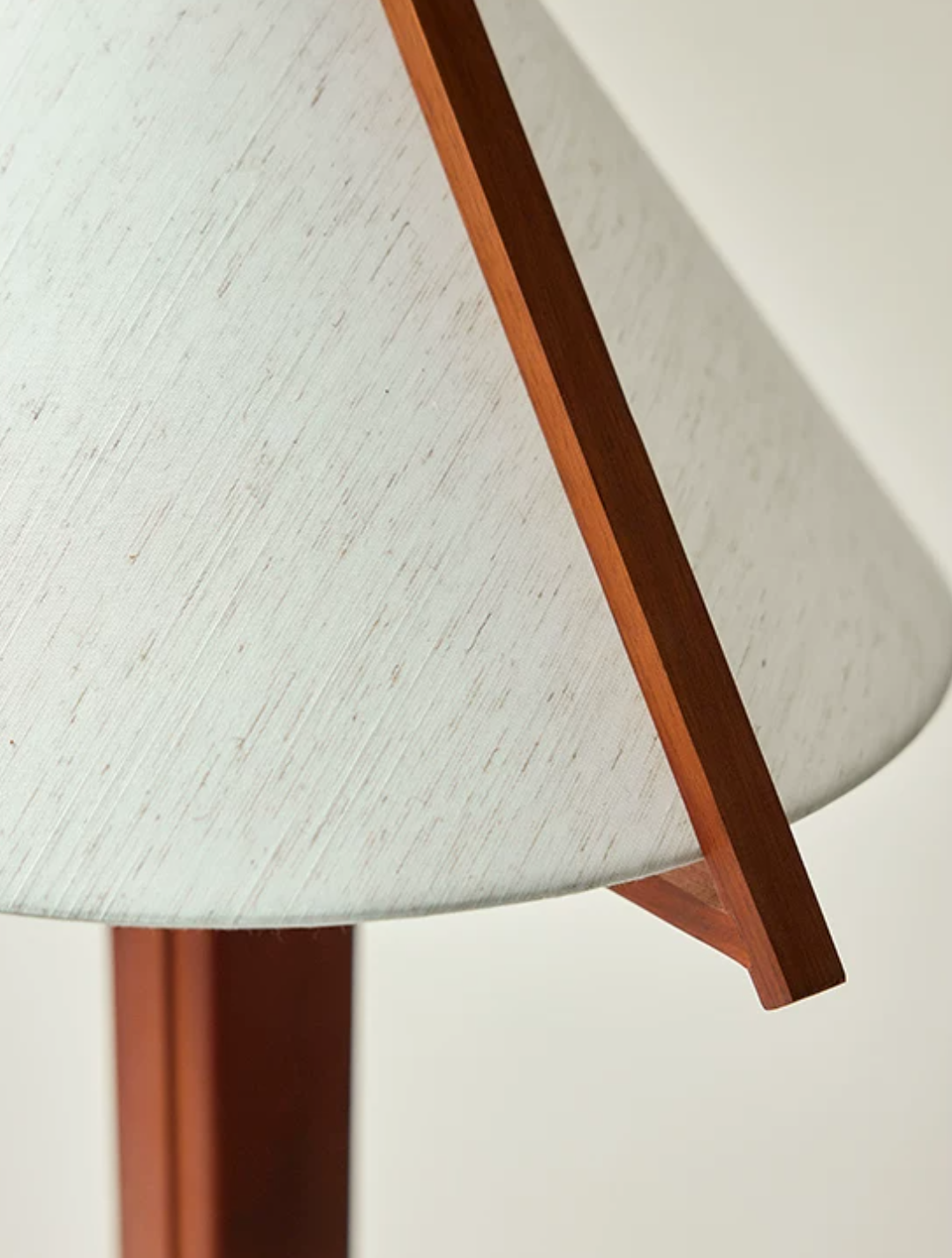 Tavora Triangle Shade Wood Floor Lamp