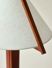 Tavora Triangle Shade Wood Floor Lamp