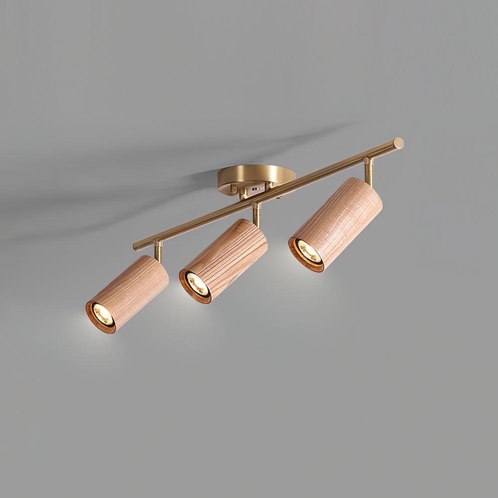 Thio Wooden Adjustable Ceiling Light
