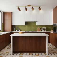 Thio Wooden Adjustable Ceiling Light