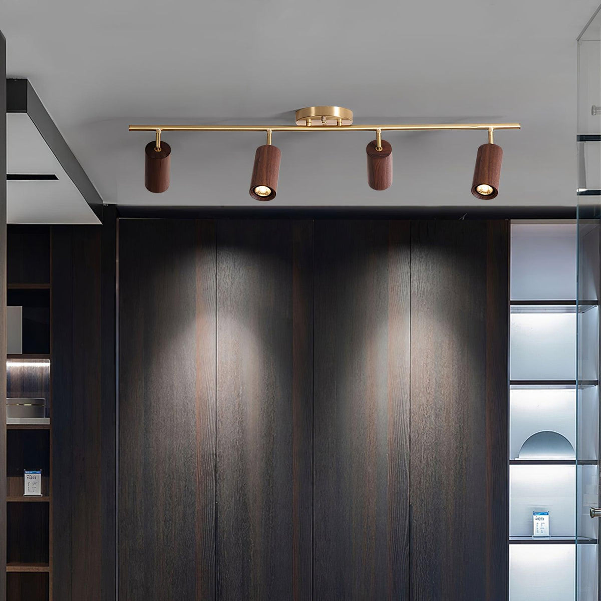 Thio Wooden Adjustable Ceiling Light
