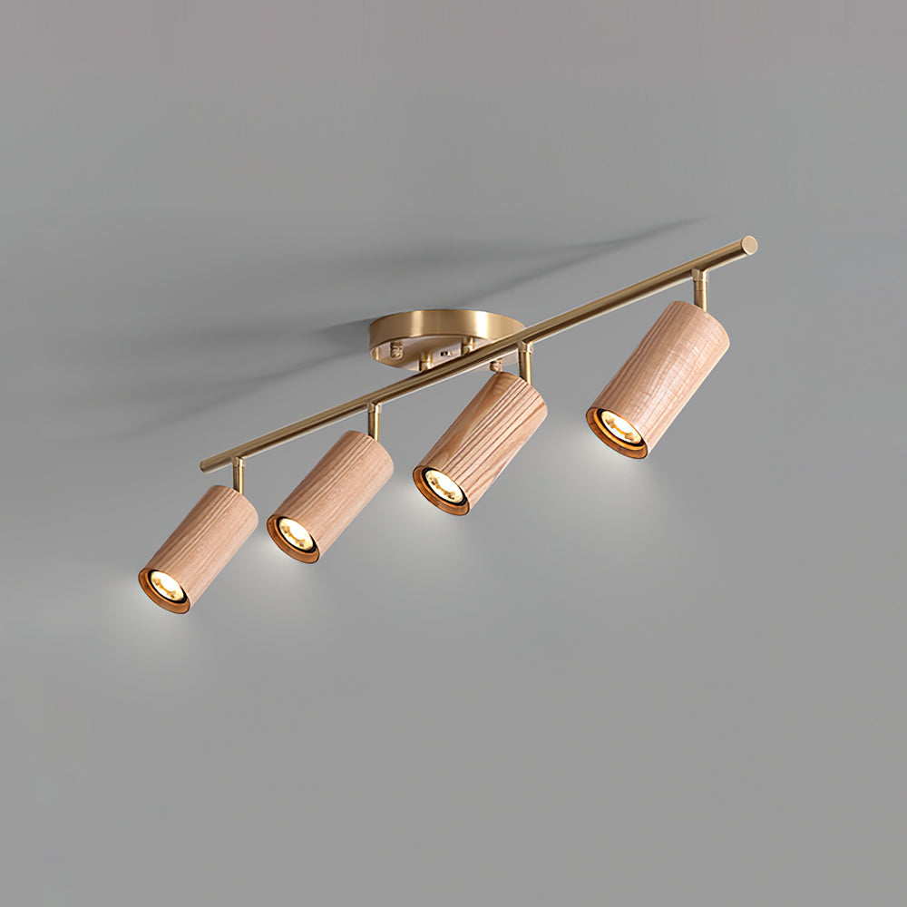 Thio Wooden Adjustable Ceiling Light