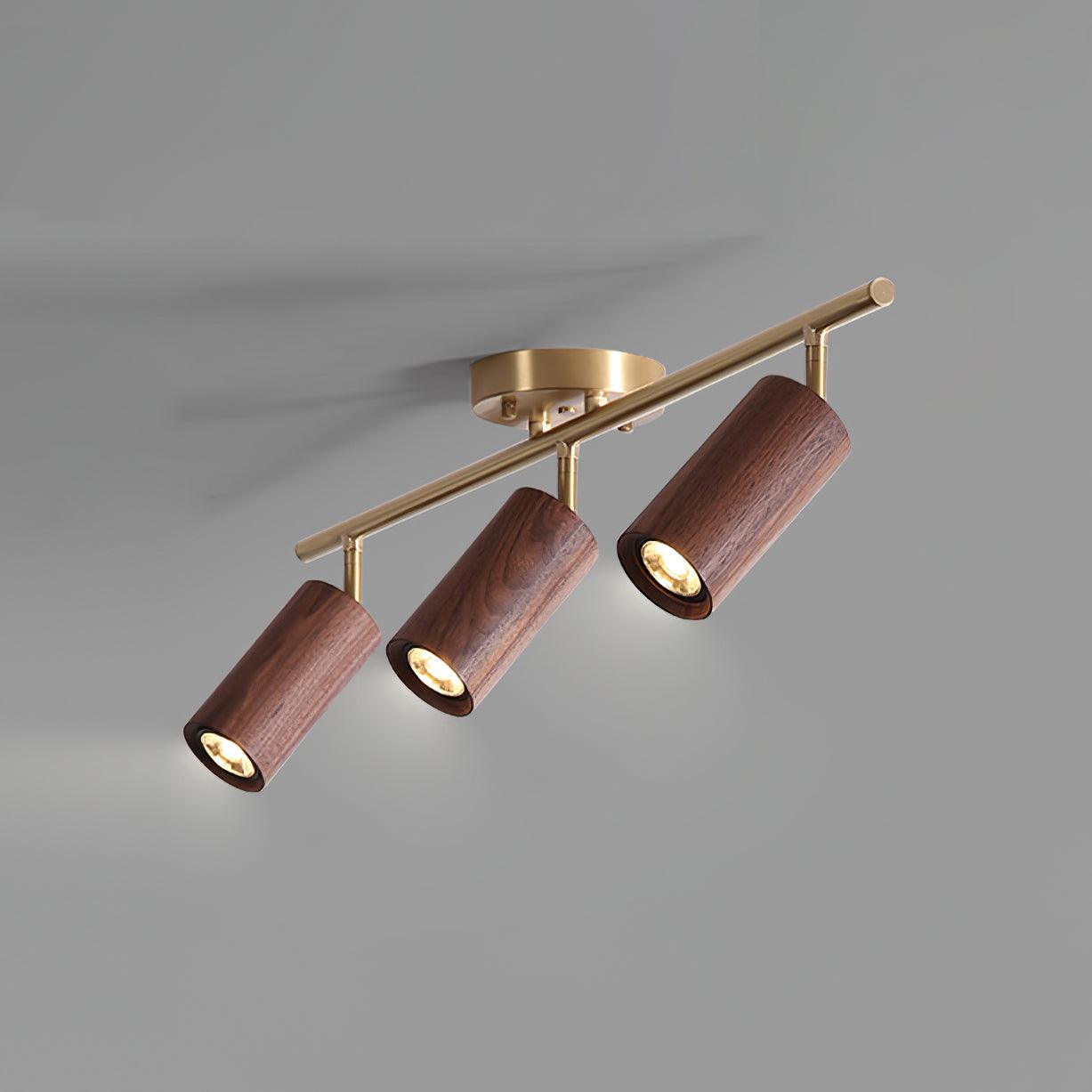 Thio Wooden Adjustable Ceiling Light