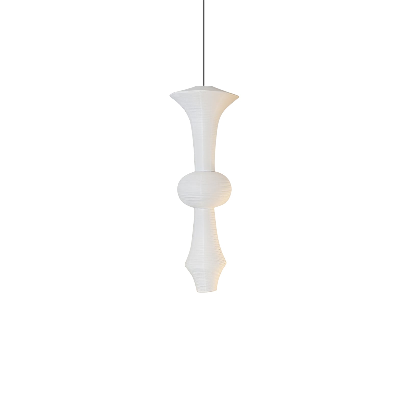 Tsuraya Tall Washi Paper Pendant Light