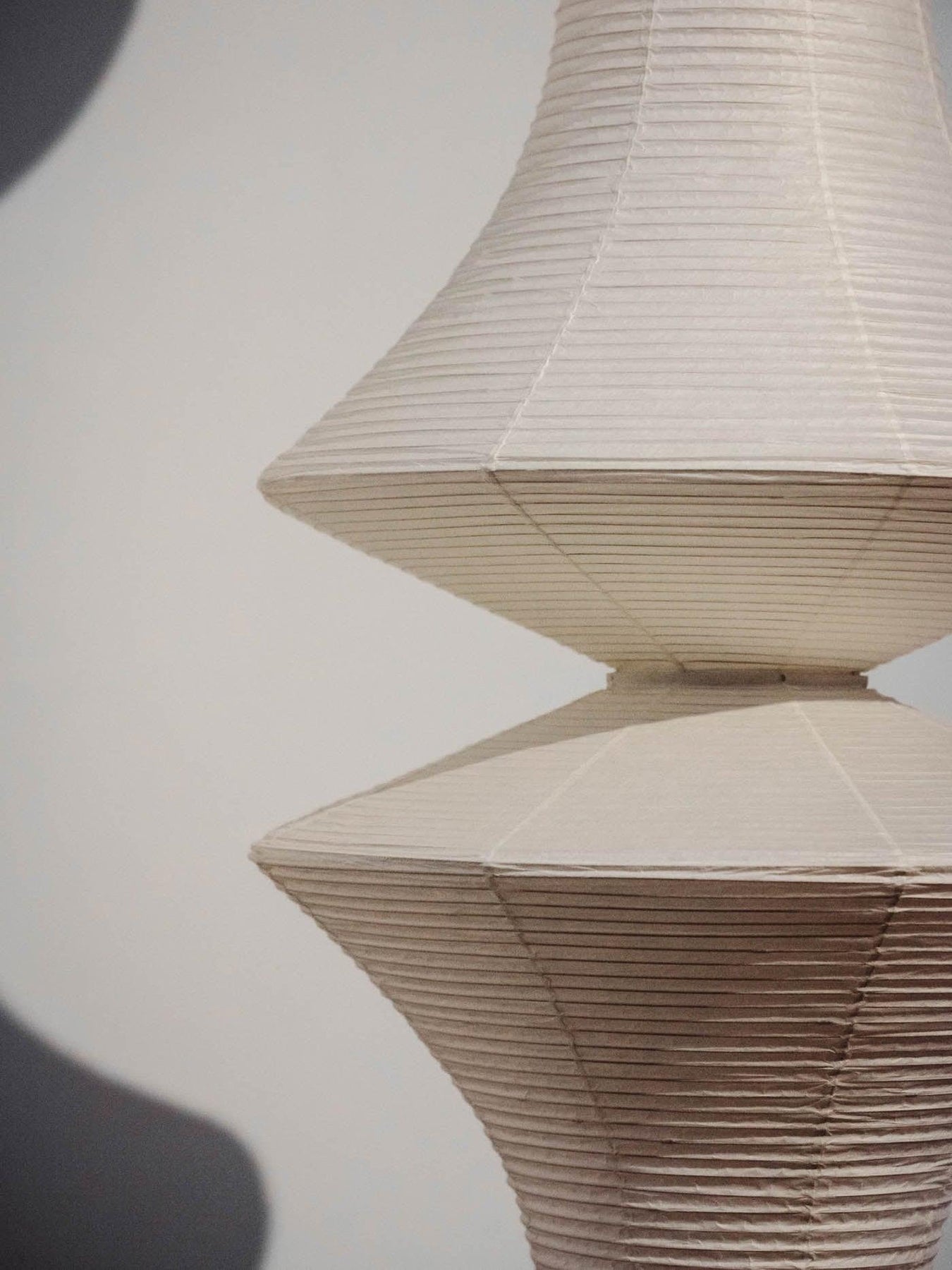 Tsuraya Tall Washi Paper Pendant Light