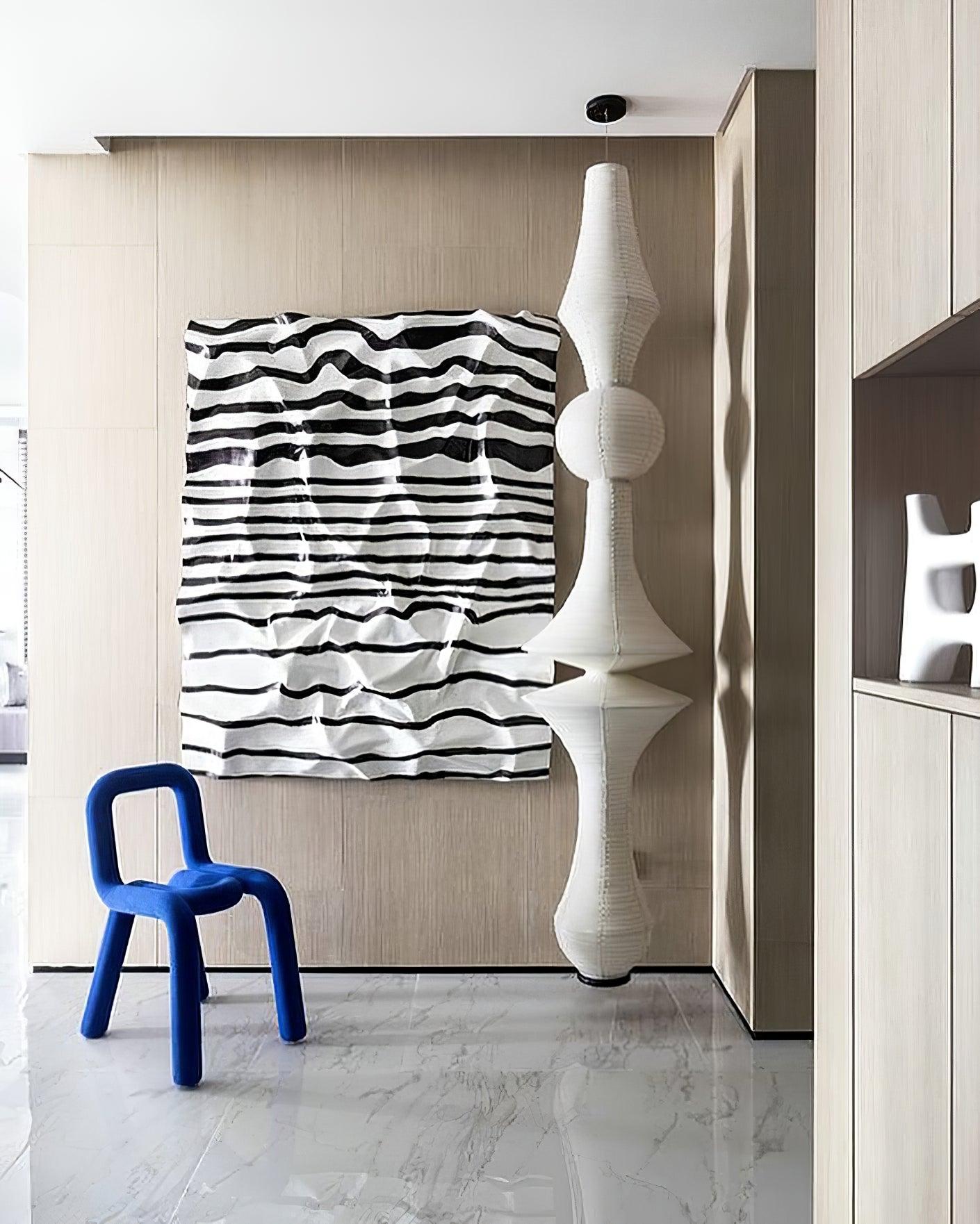 Tsuraya Tall Washi Paper Pendant Light