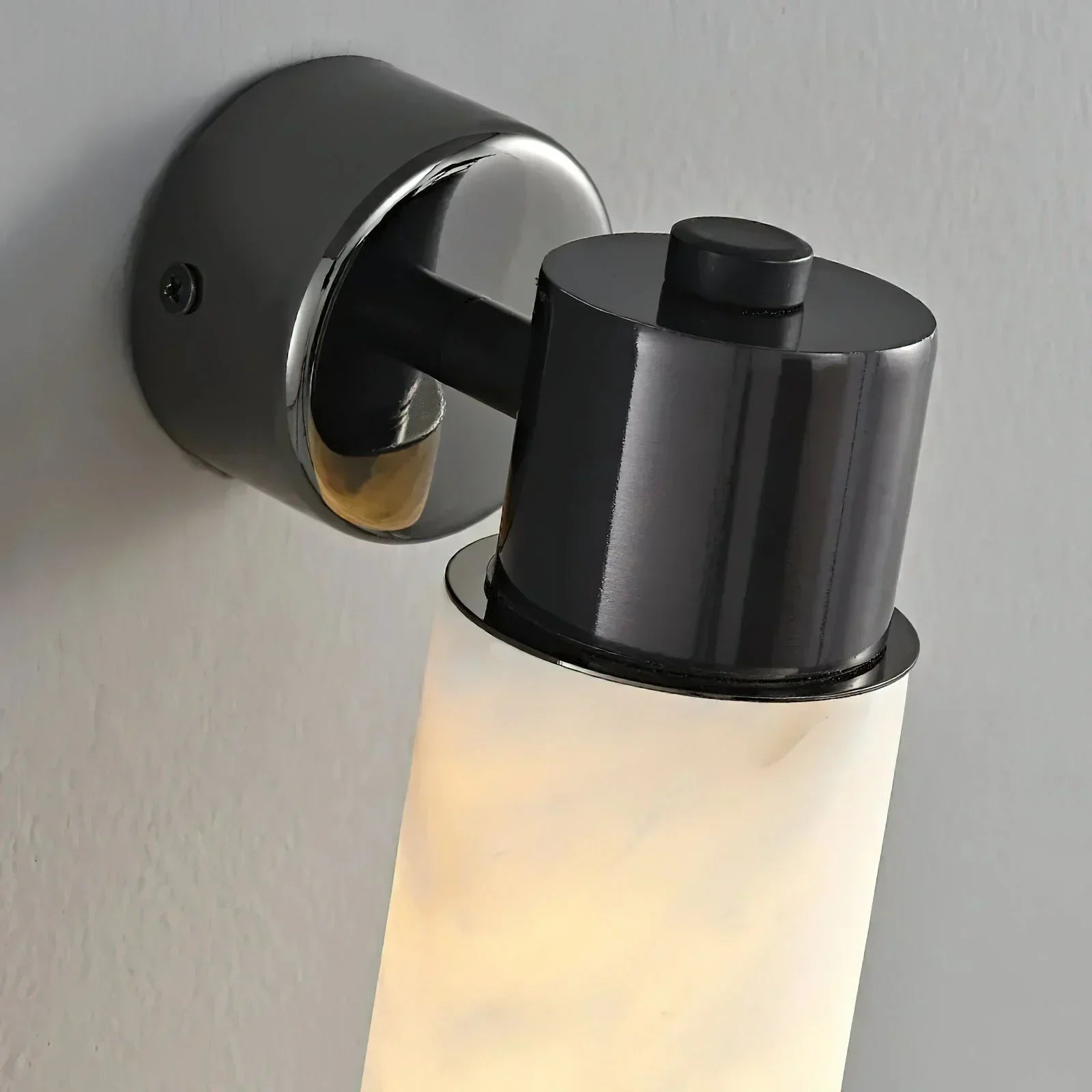 Tube Alabaster Wall Sconce