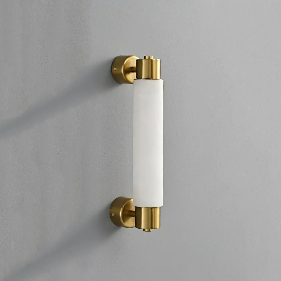 Tube Alabaster Wall Sconce