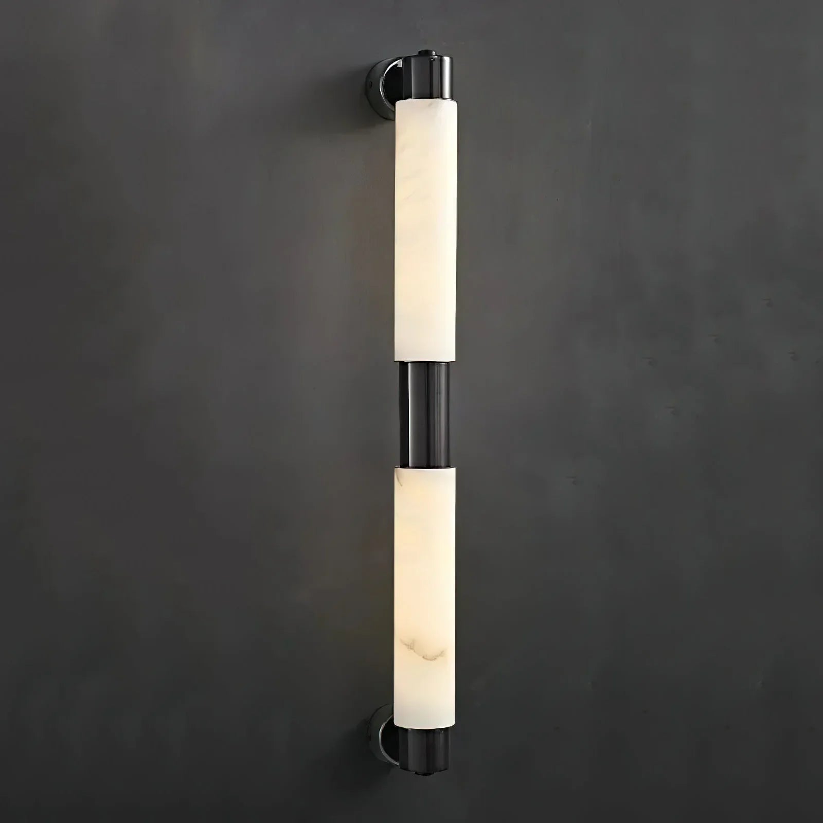 Tube Alabaster Wall Sconce