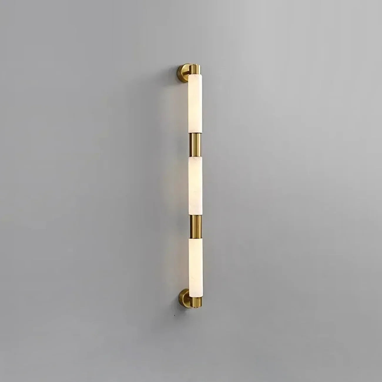 Tube Alabaster Wall Sconce