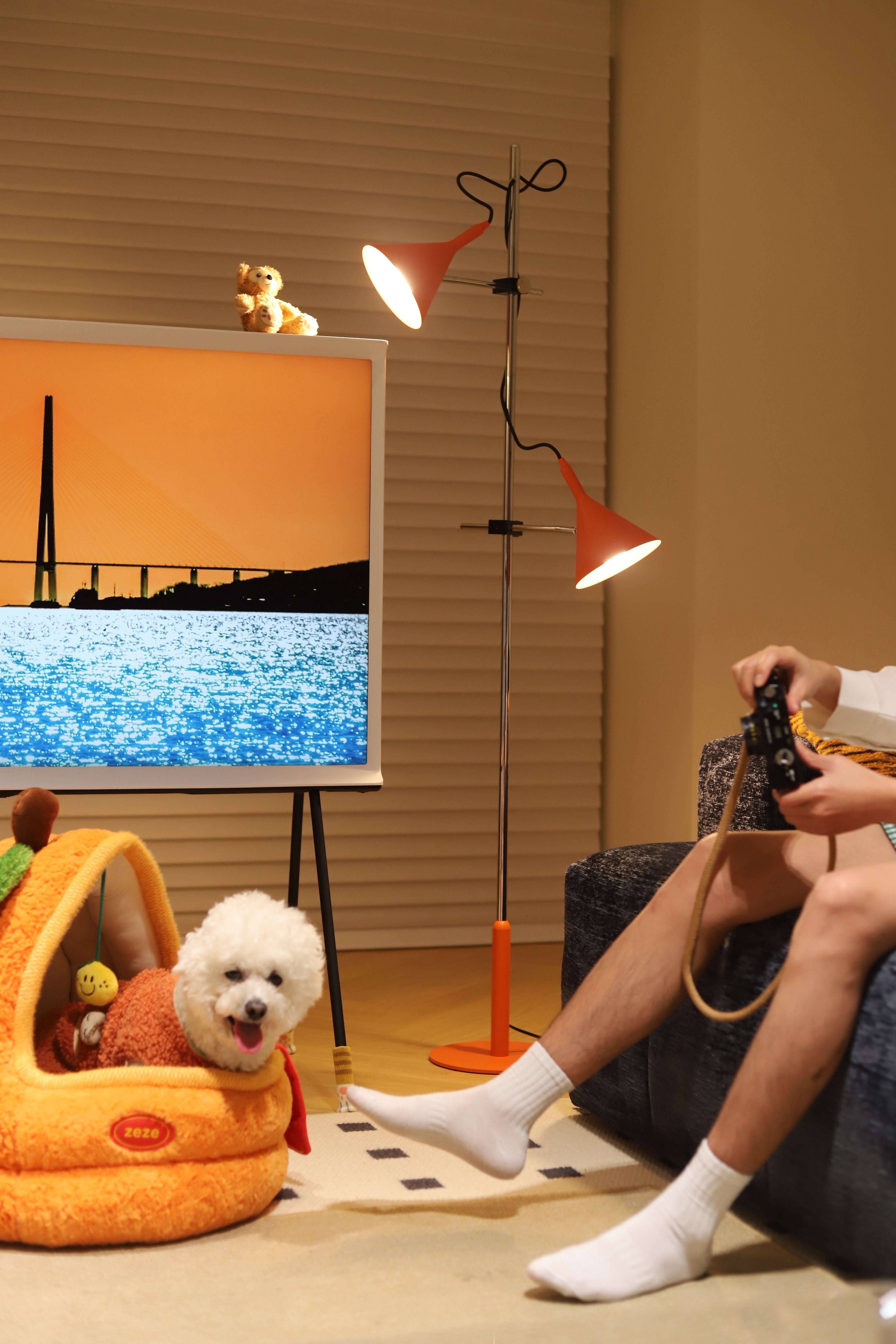 Twin Cone Floor Lamp