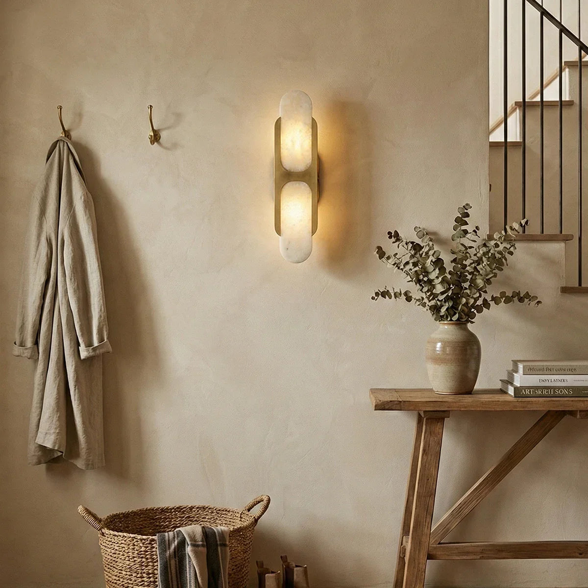 Odin Alabaster Wall Sconce