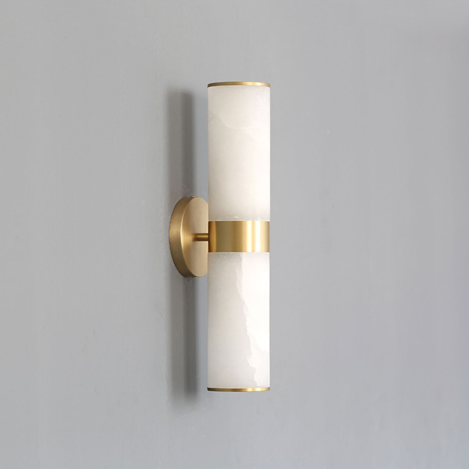 Varelle Twin Alabaster Wall Sconce