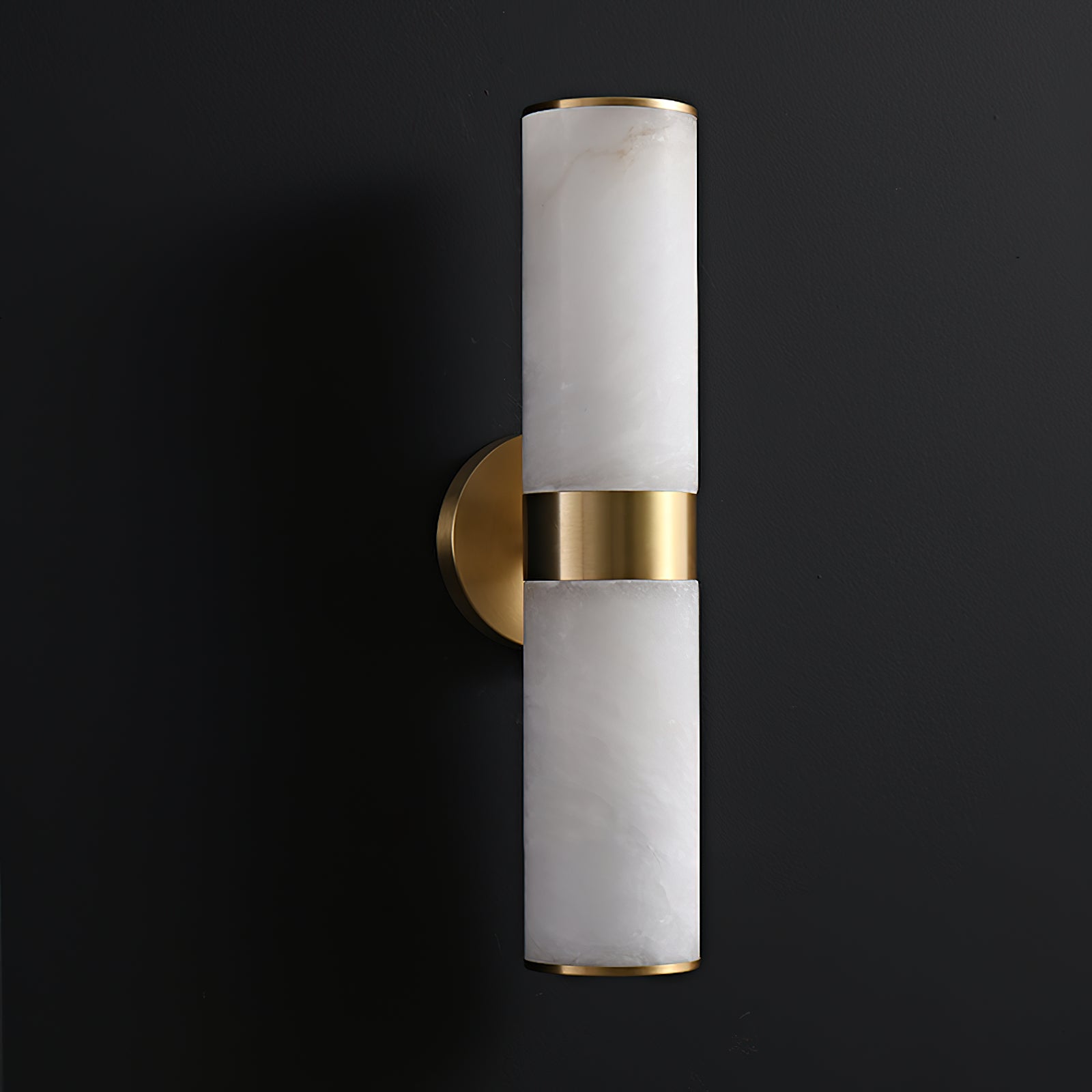 Varelle Twin Alabaster Wall Sconce