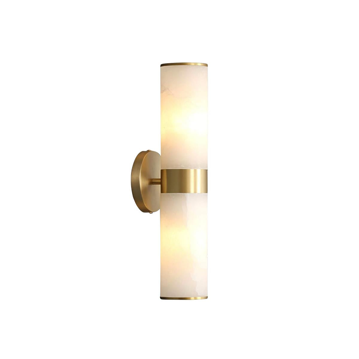 Varelle Twin Alabaster Wall Sconce