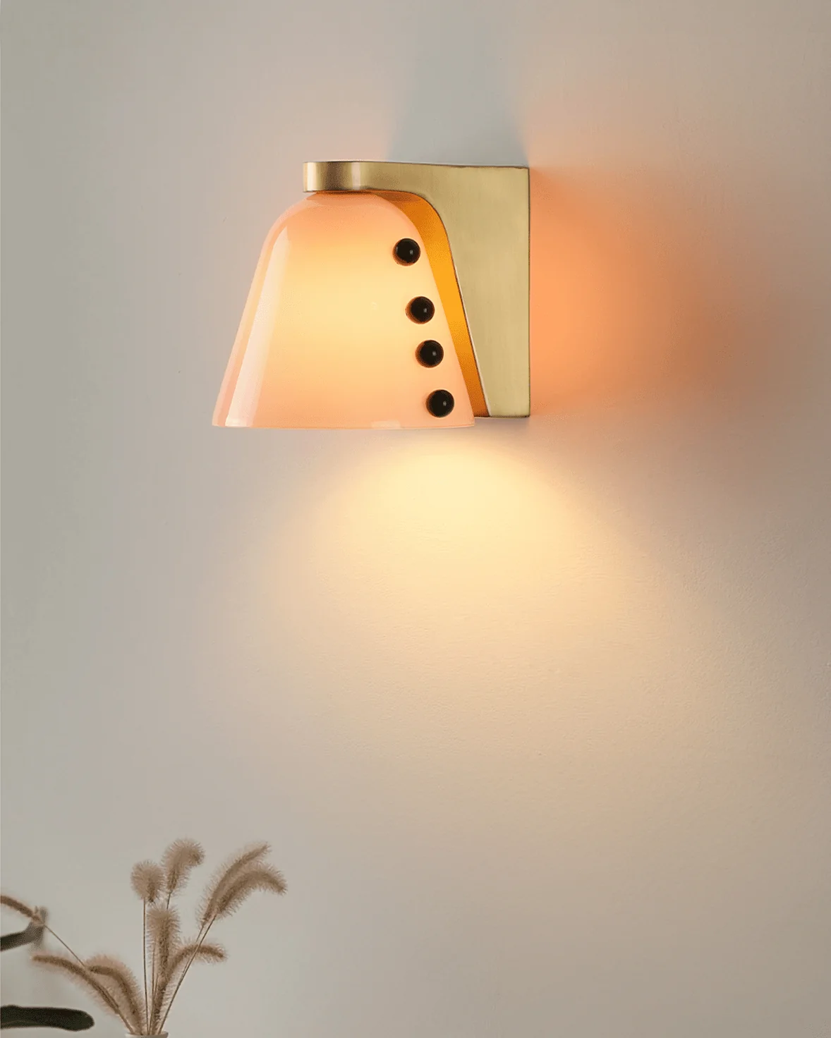 Vela Art Glass Wall Sconce