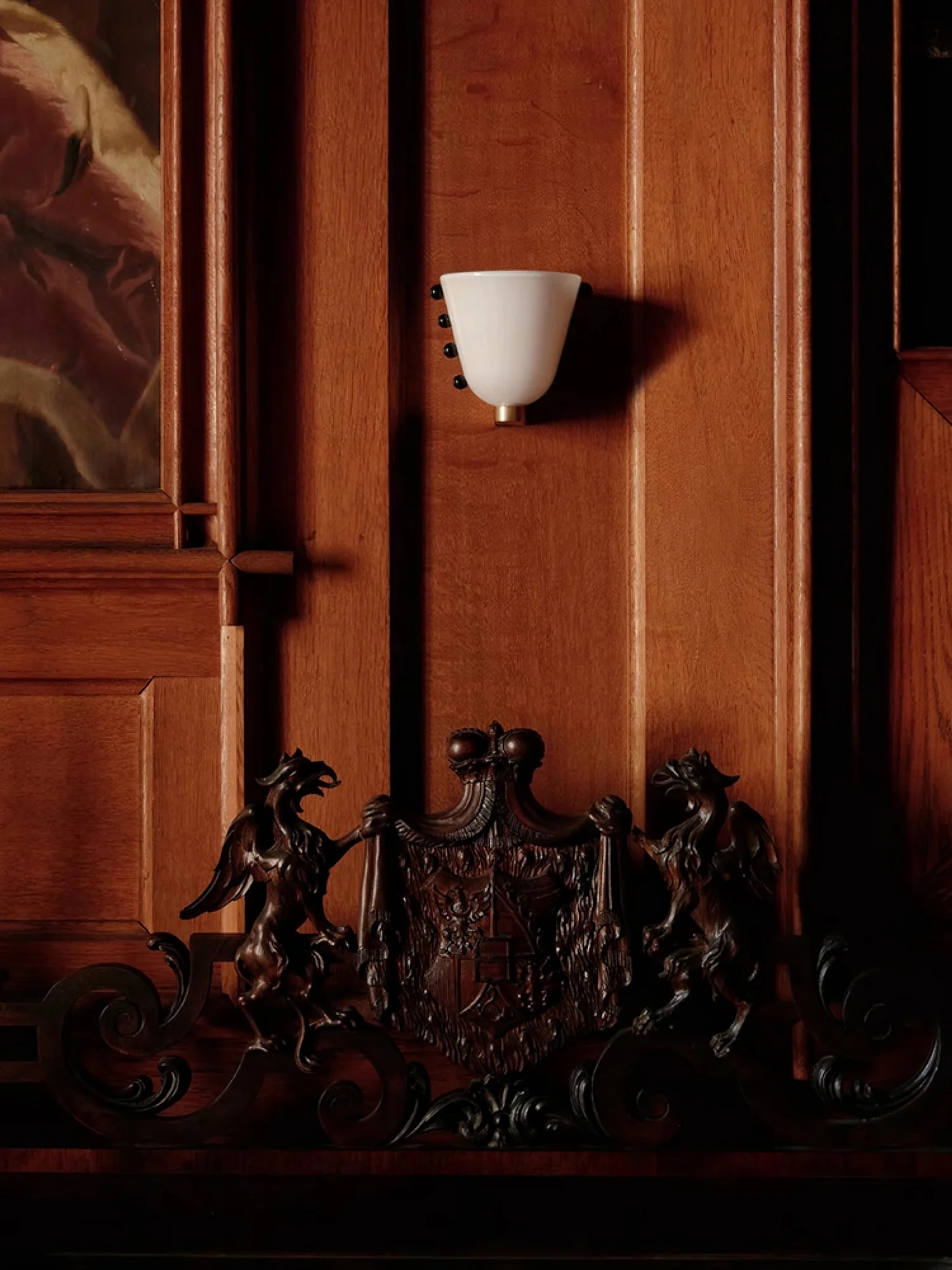 Vela Art Glass Wall Sconce