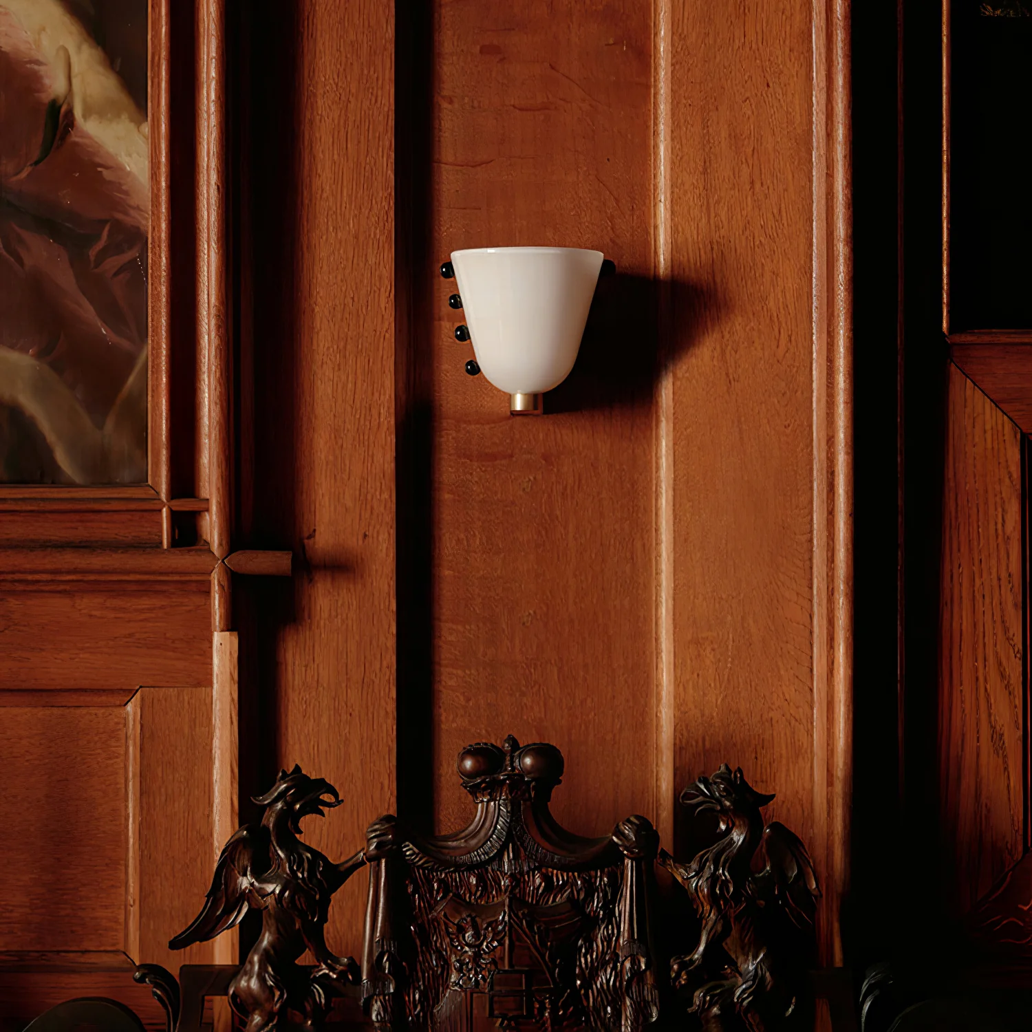 Vela Art Glass Wall Sconce