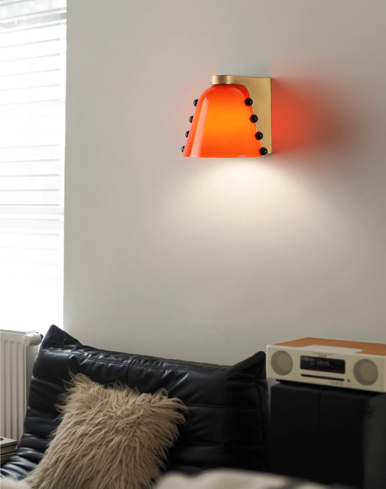 Vela Art Glass Wall Sconce