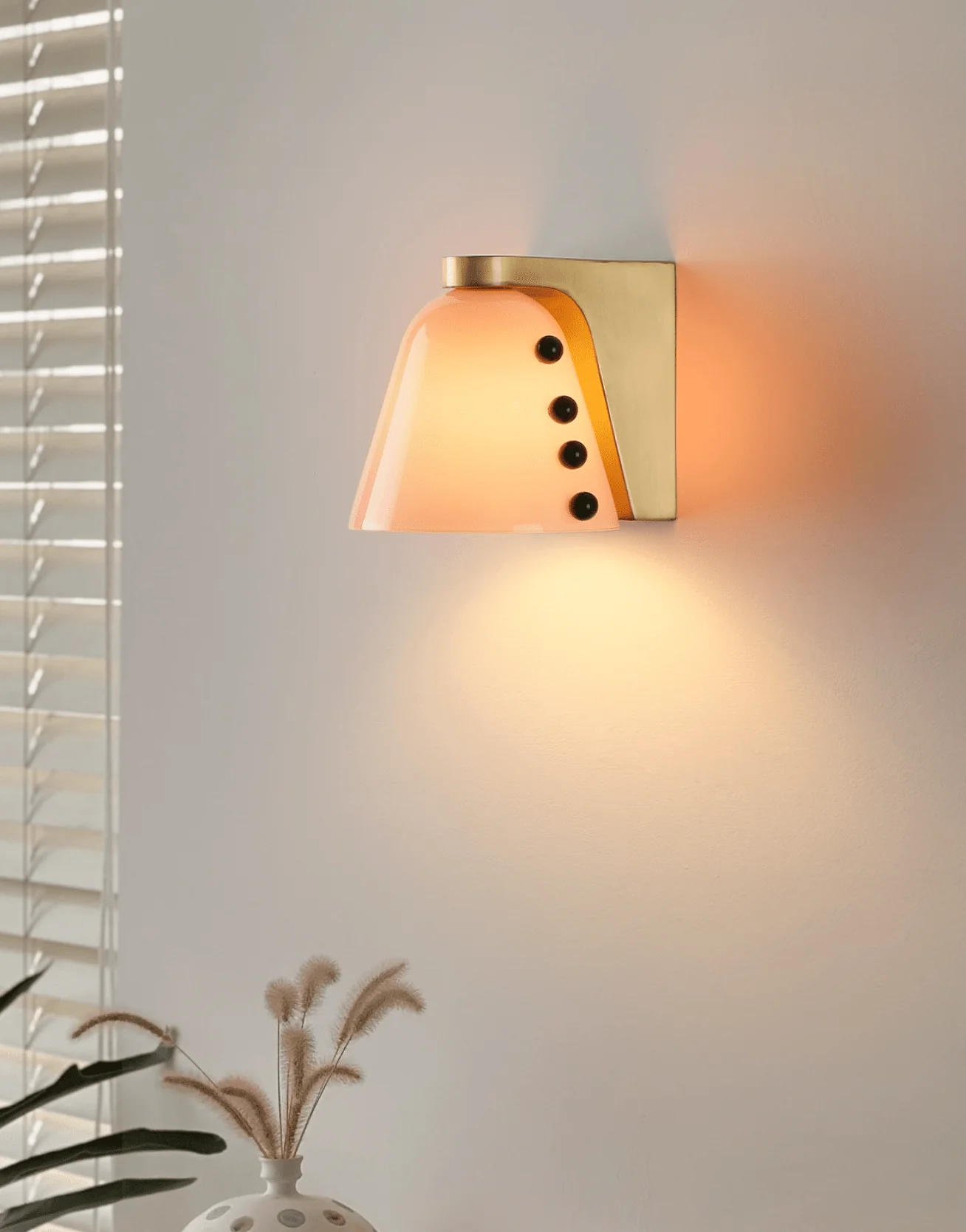 Vela Art Glass Wall Sconce