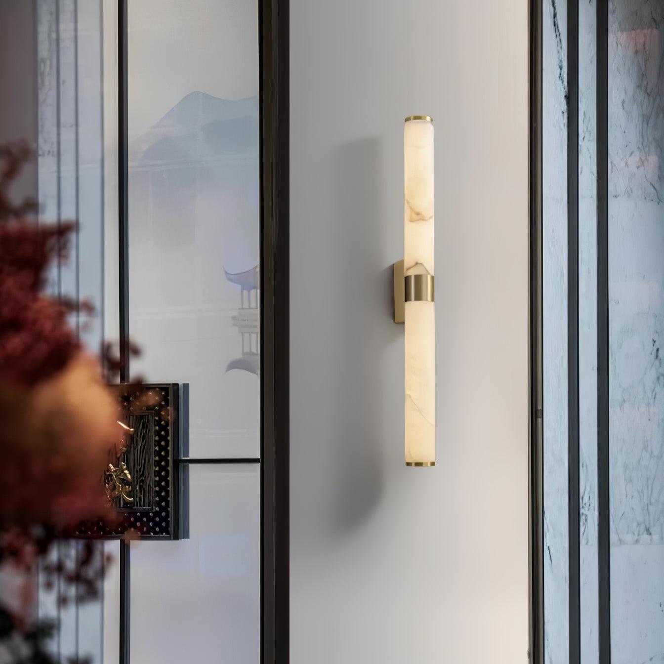 Velmora Alabaster Linear Wall Sconce