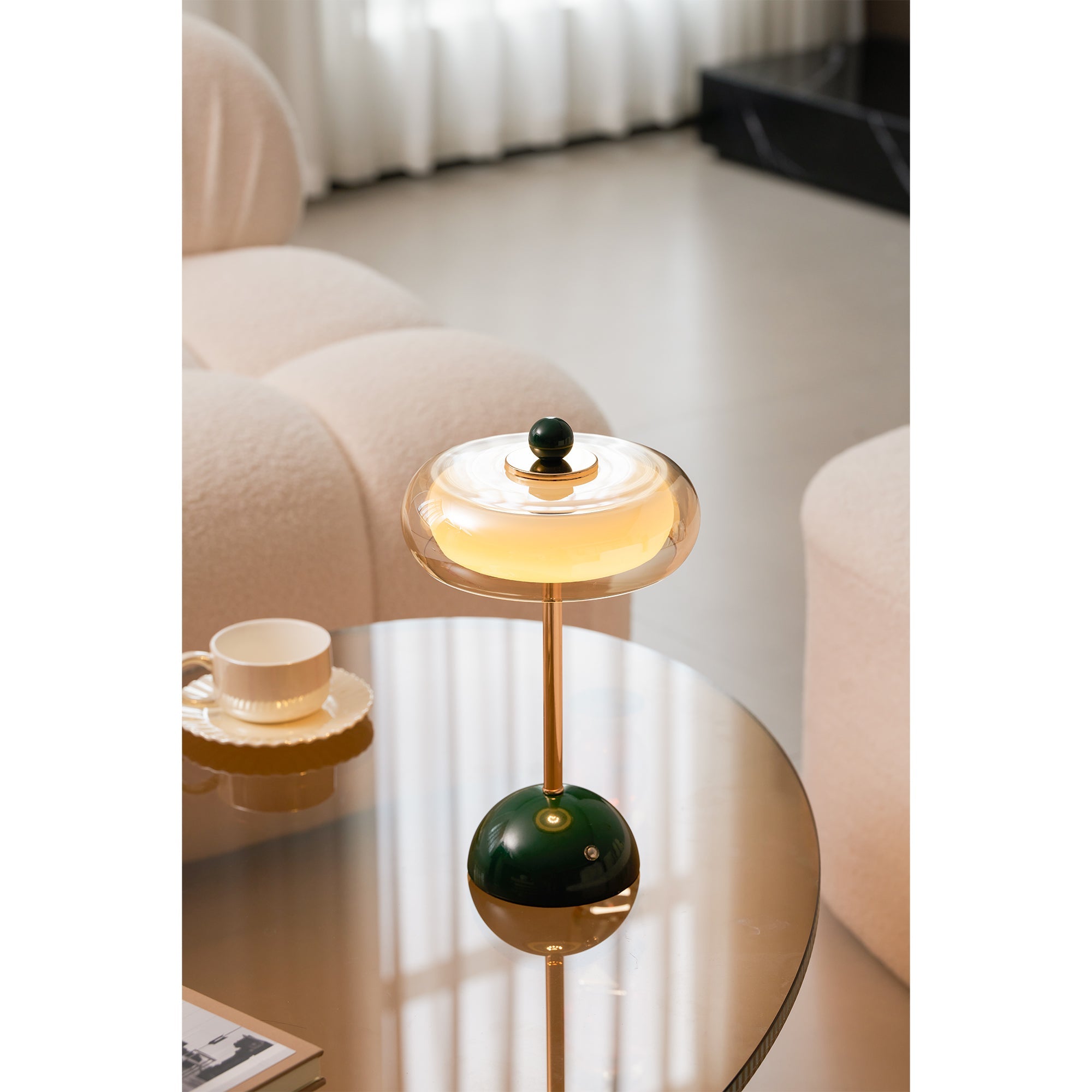 Velmora Layered Cordless Table Lamp