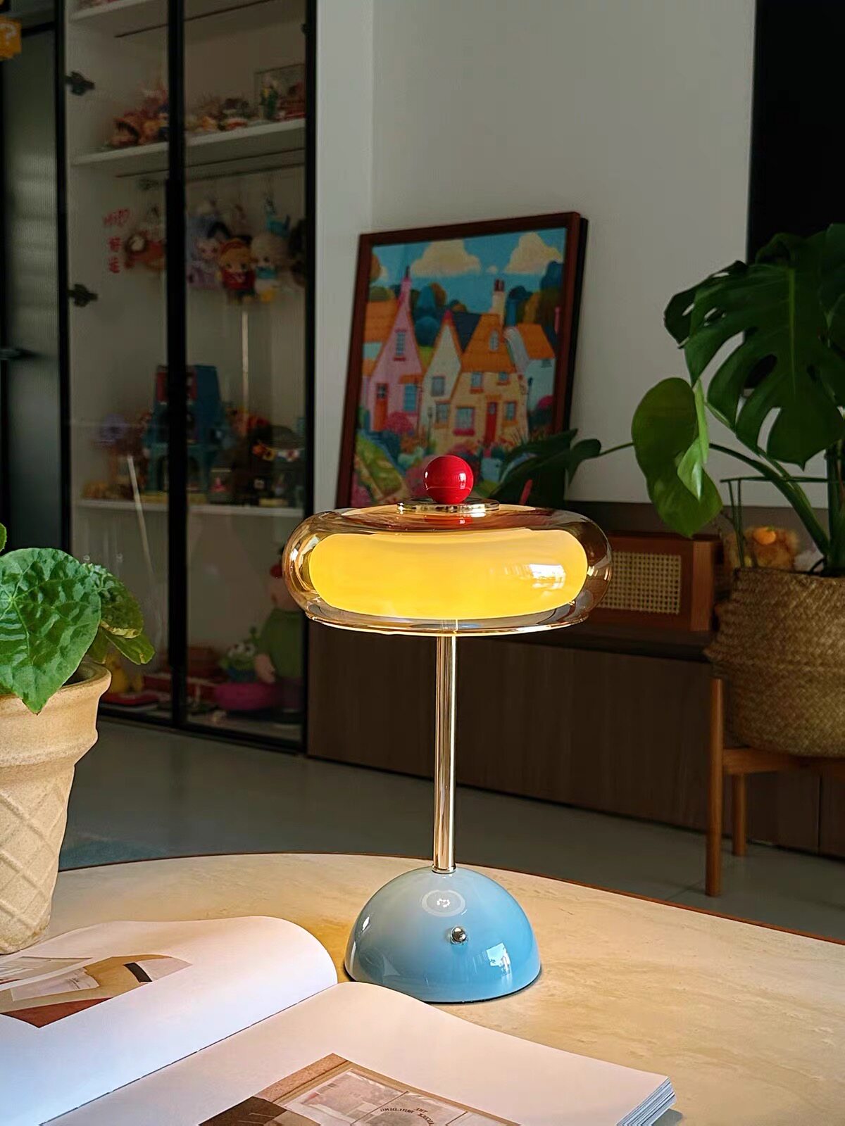 Velmora Layered Cordless Table Lamp